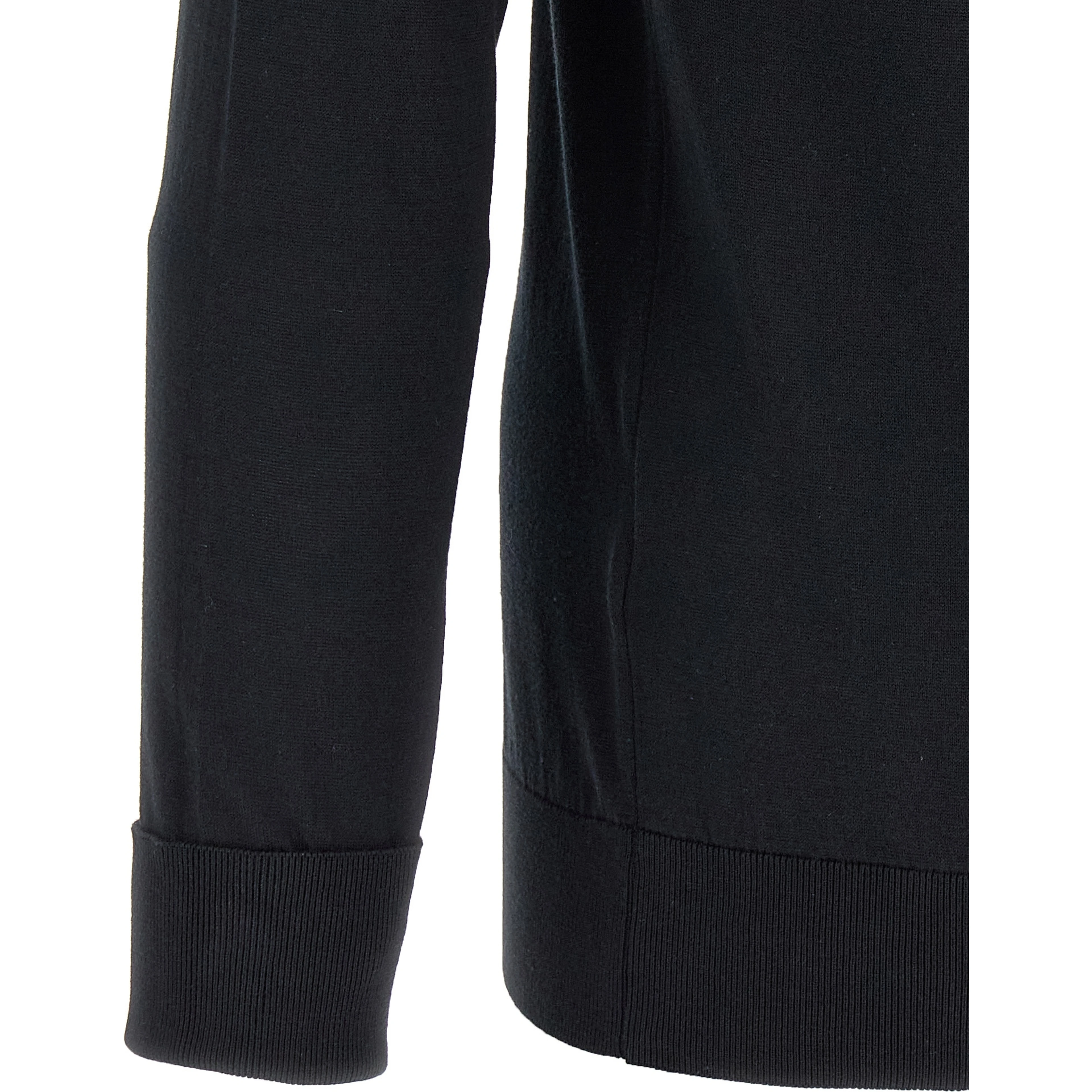 Black Cotton Polo Shirt