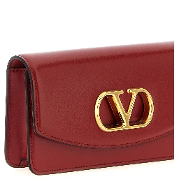 Multicolor Calfskin Clutch Bag