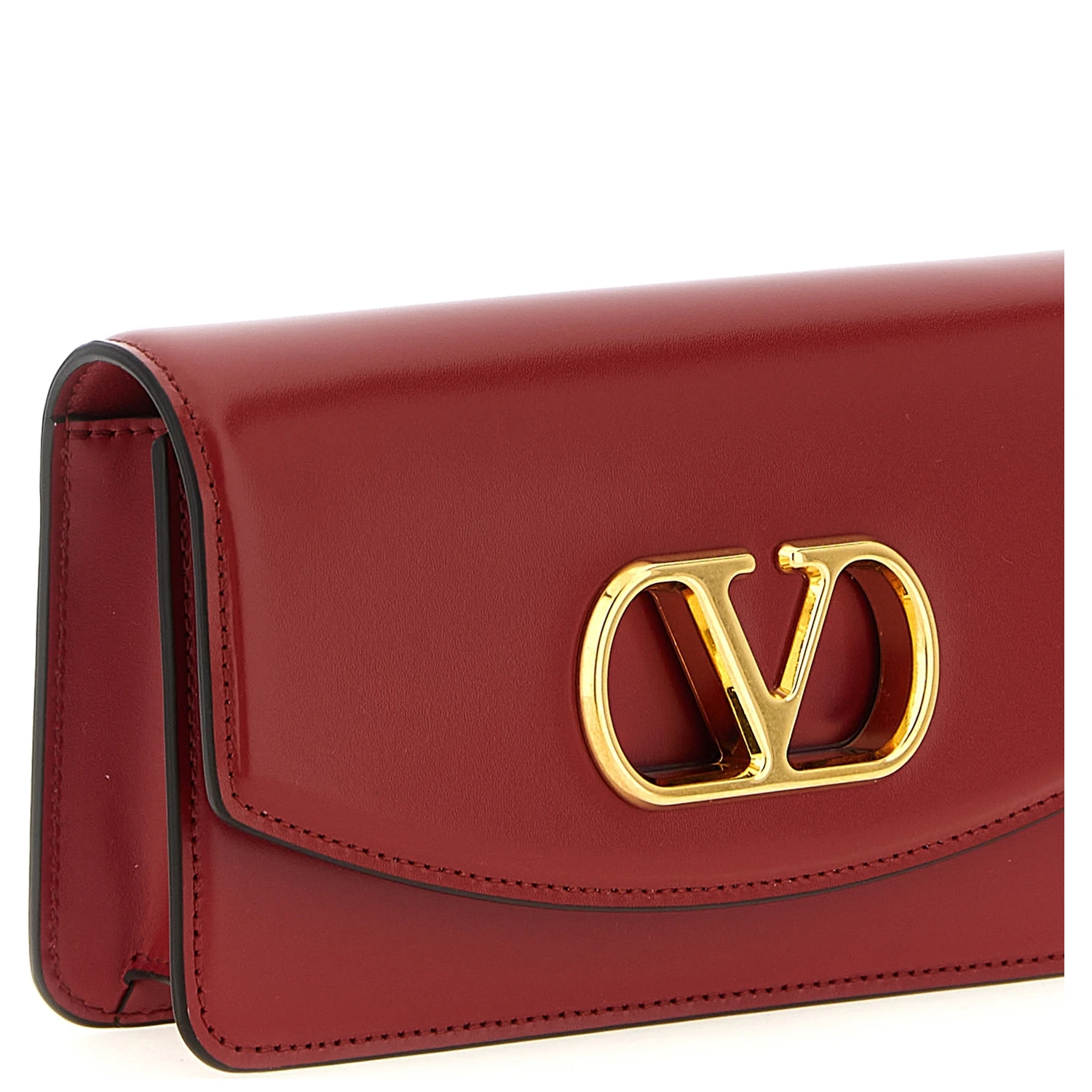 Multicolor Calfskin Clutch Bag