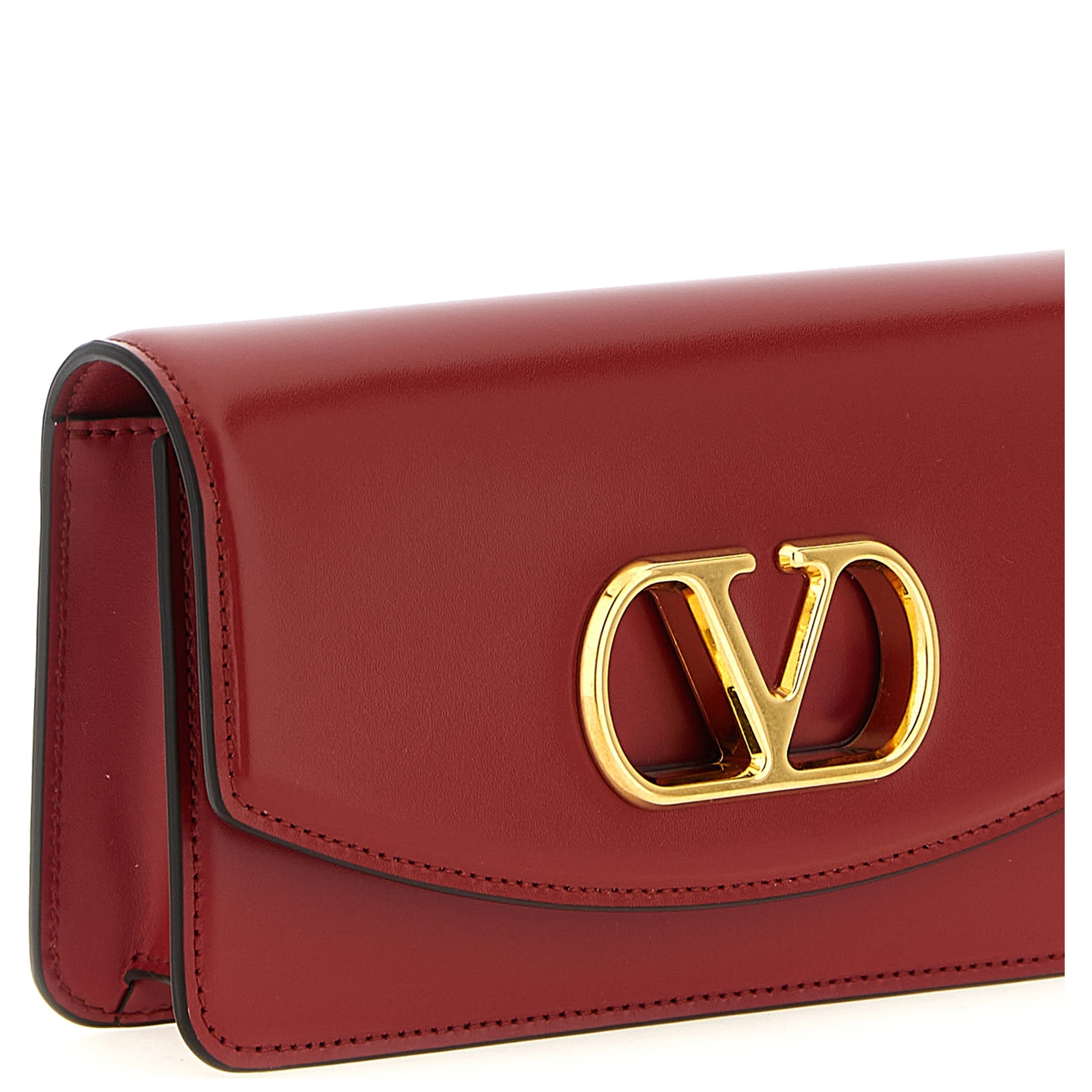 Multicolor Calfskin Clutch Bag