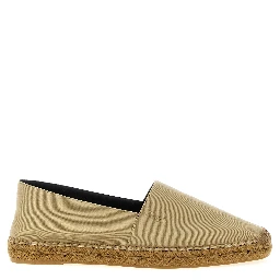 Beige Cotton Espadrilles
