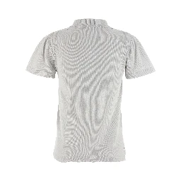 Gray Cotton Polo Shirt