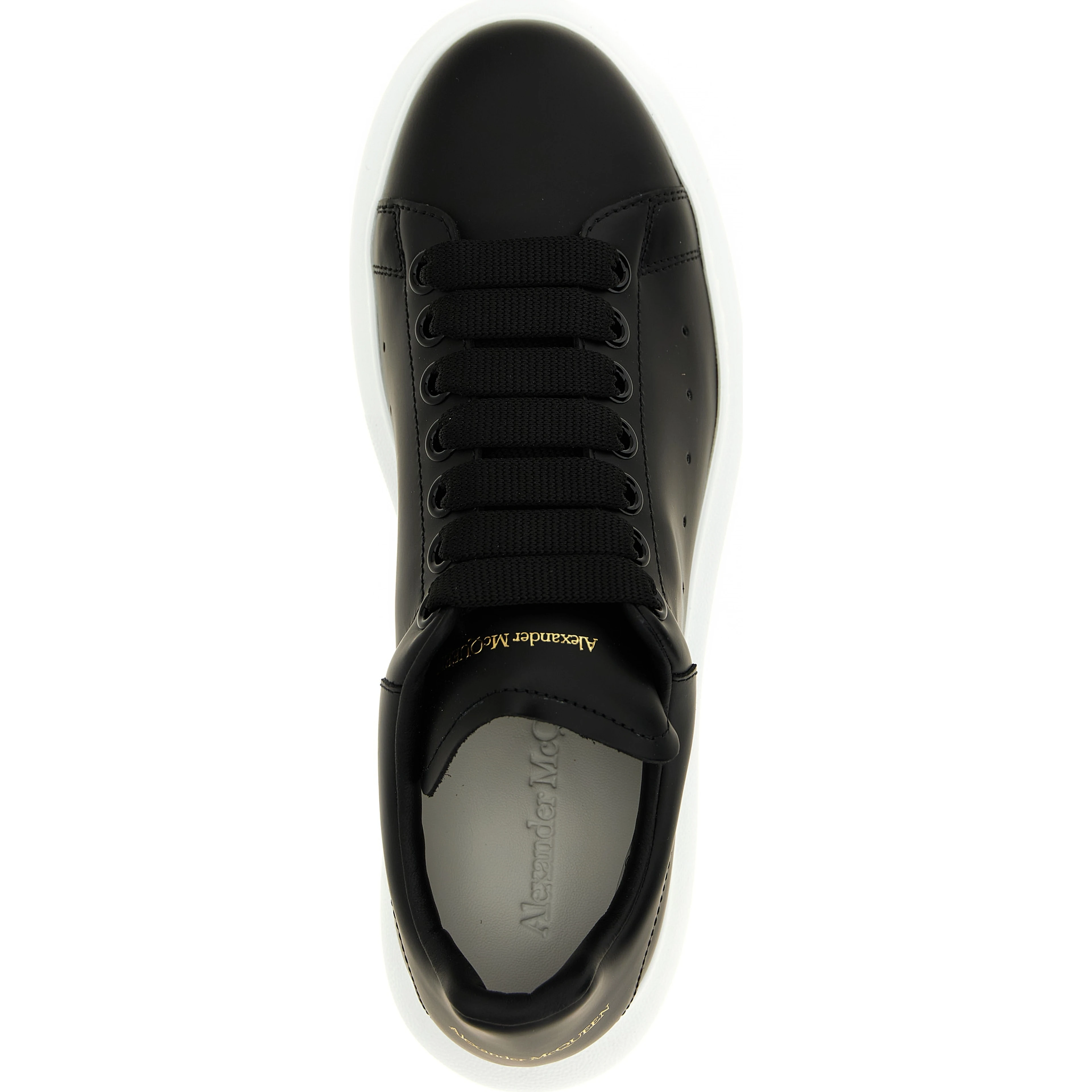 Bicolor Bovine Leather Low Top Sneakers