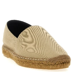 Beige Cotton Espadrilles