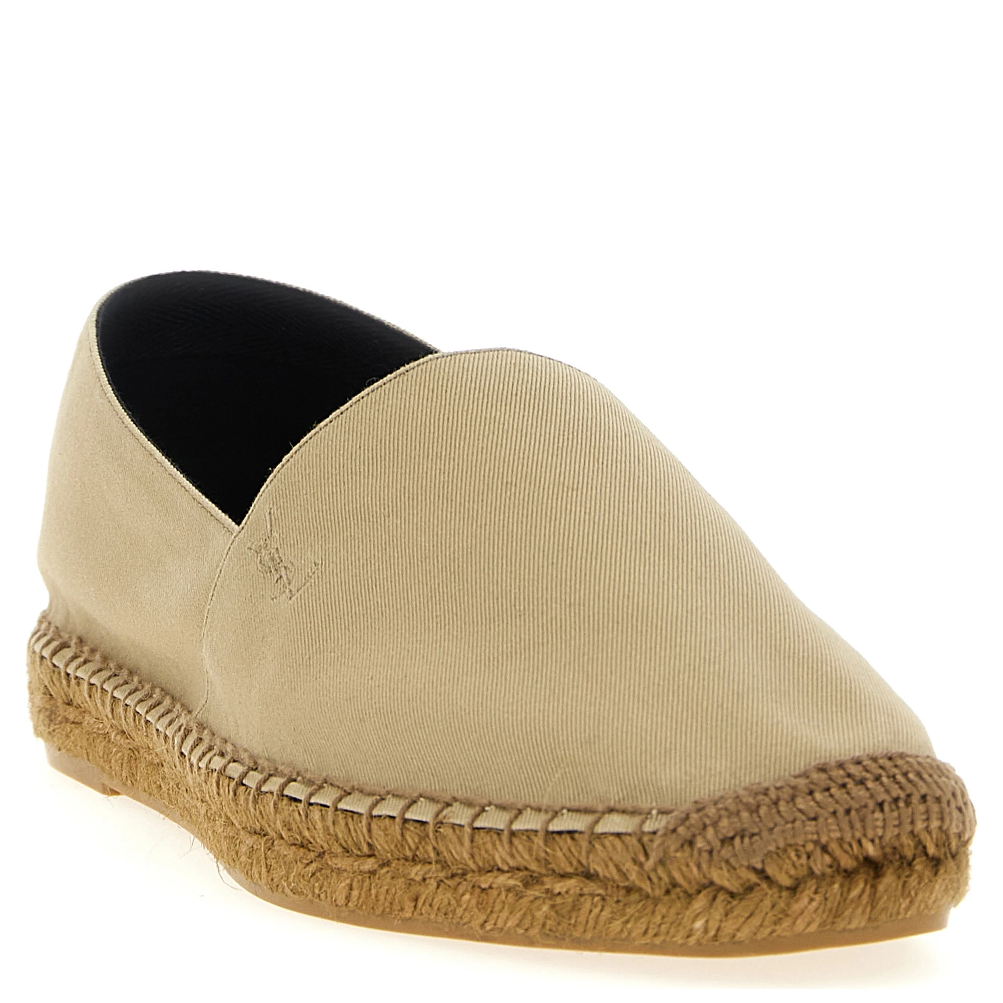 Beige Cotton Espadrilles
