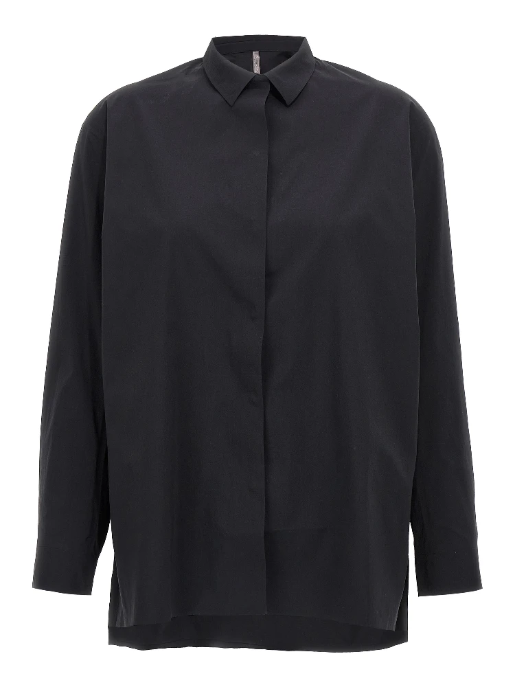 Black Nylon Blouse