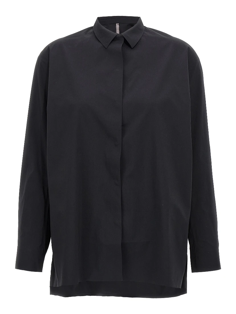 Black Nylon Blouse