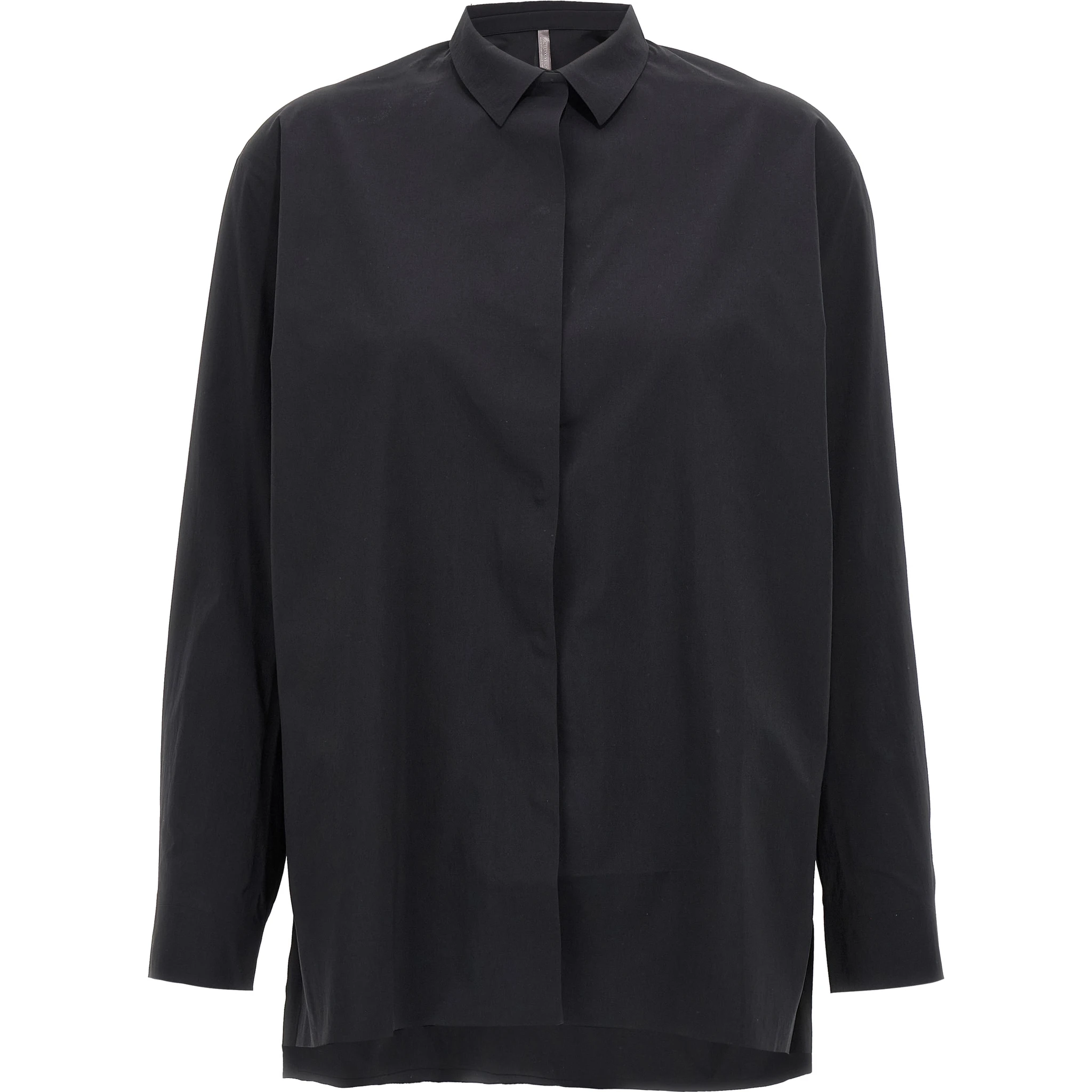Black Nylon Blouse