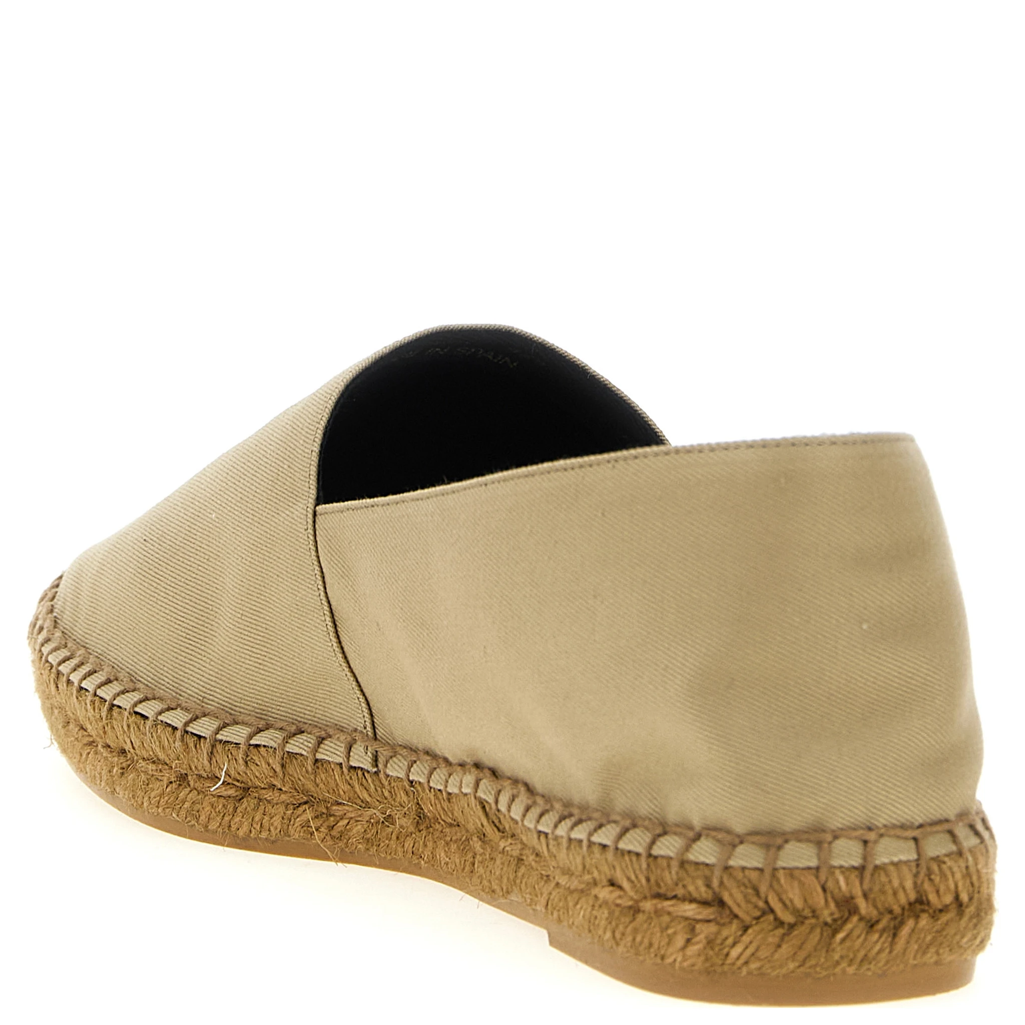 Beige Cotton Espadrilles