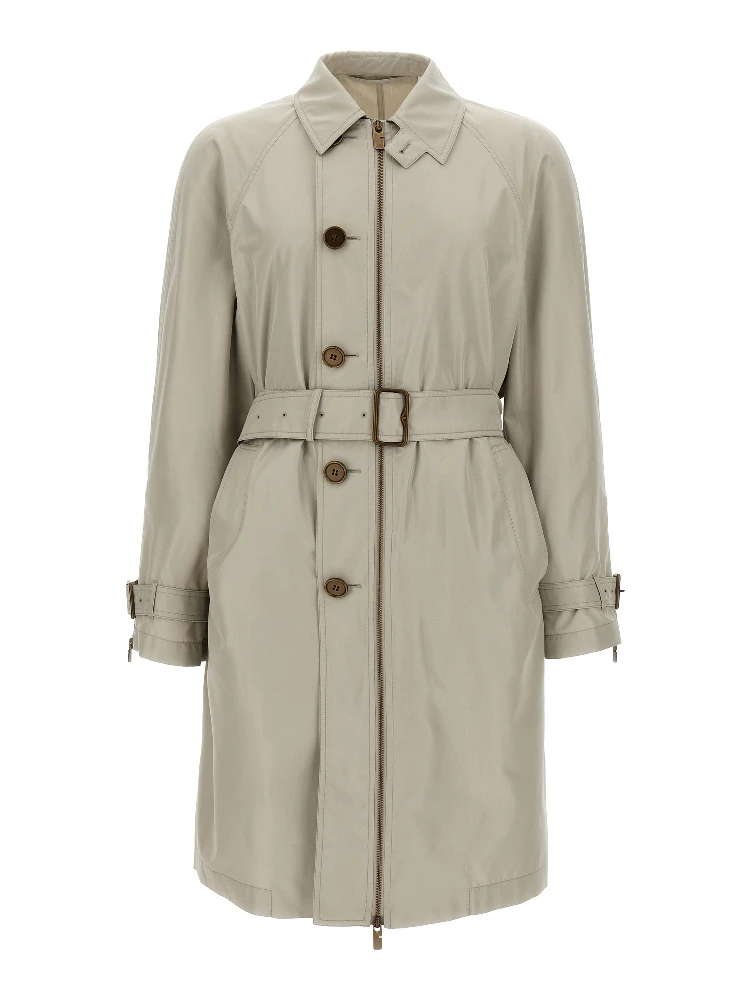 Gray Satin Coat