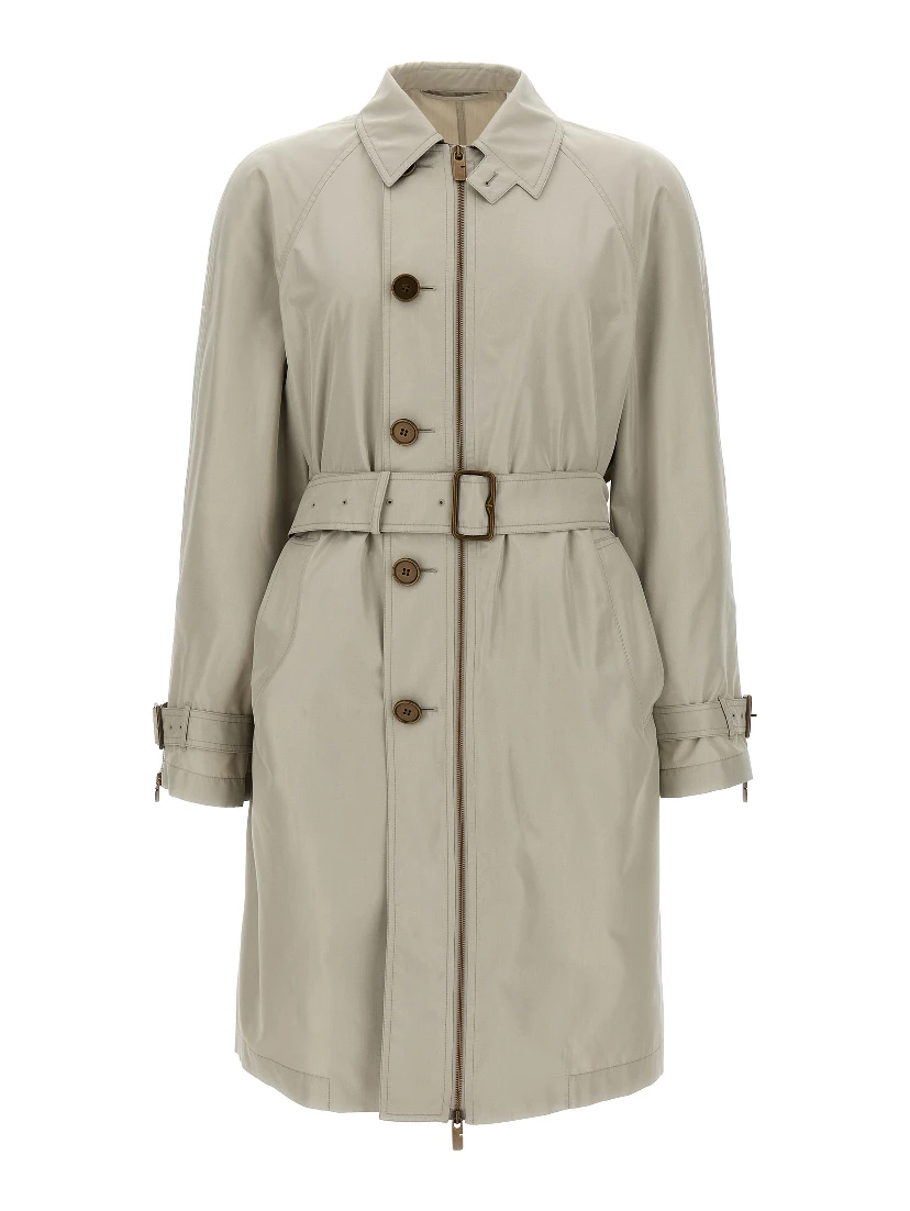 Gray Satin Coat