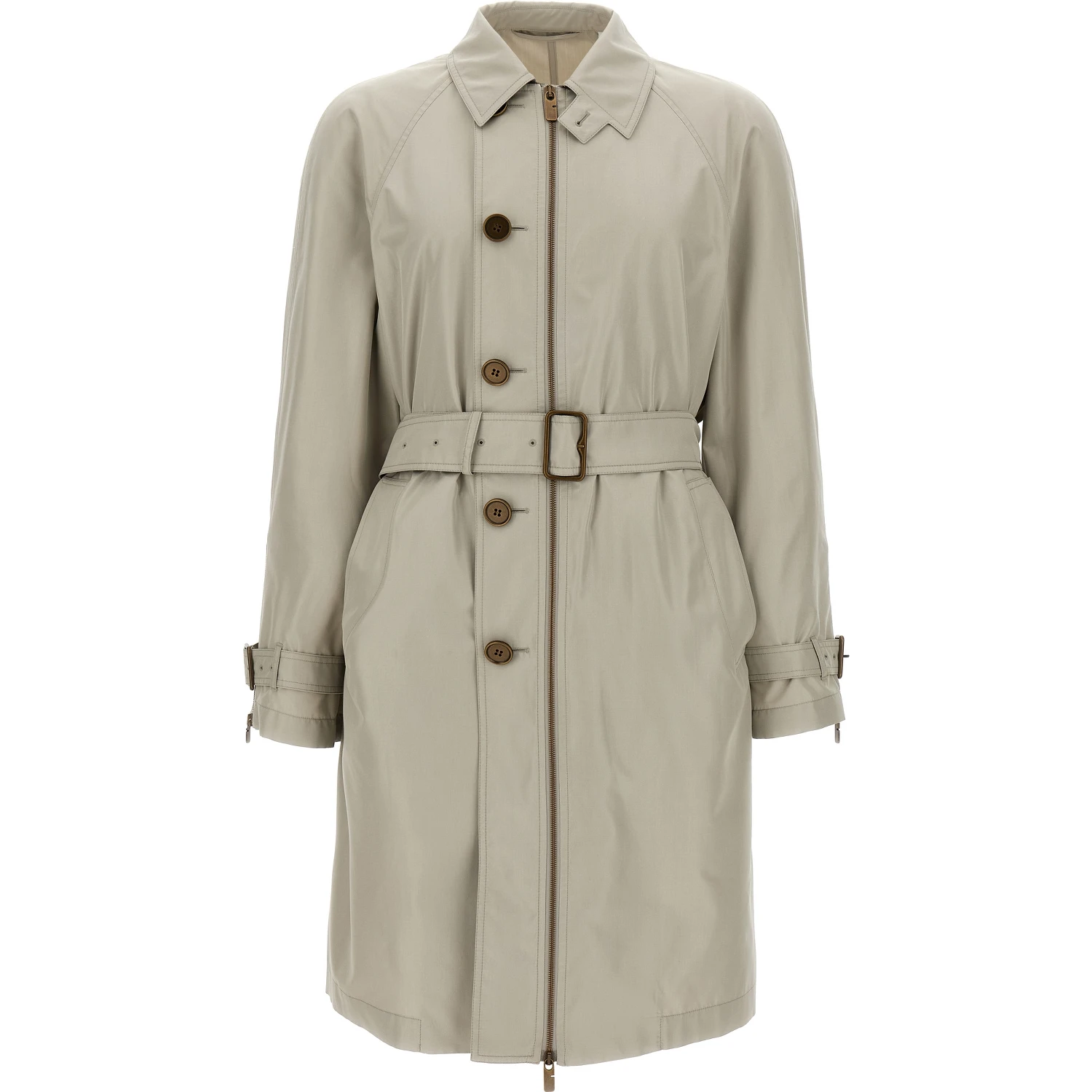 Gray Satin Coat