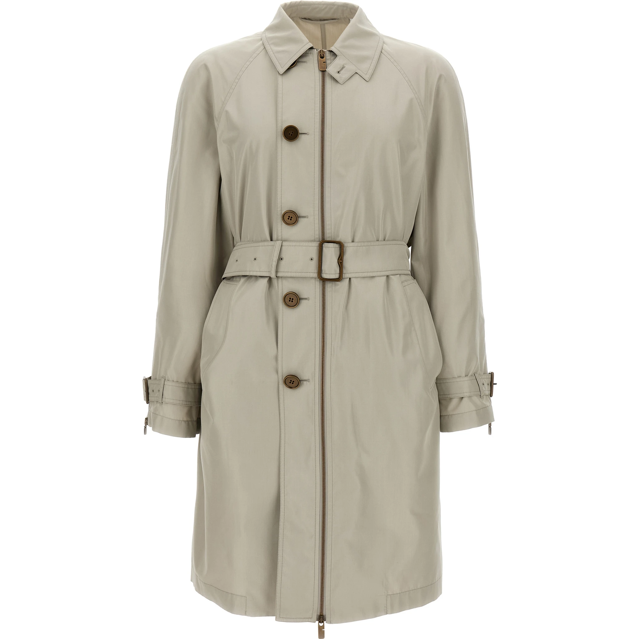 Gray Satin Coat