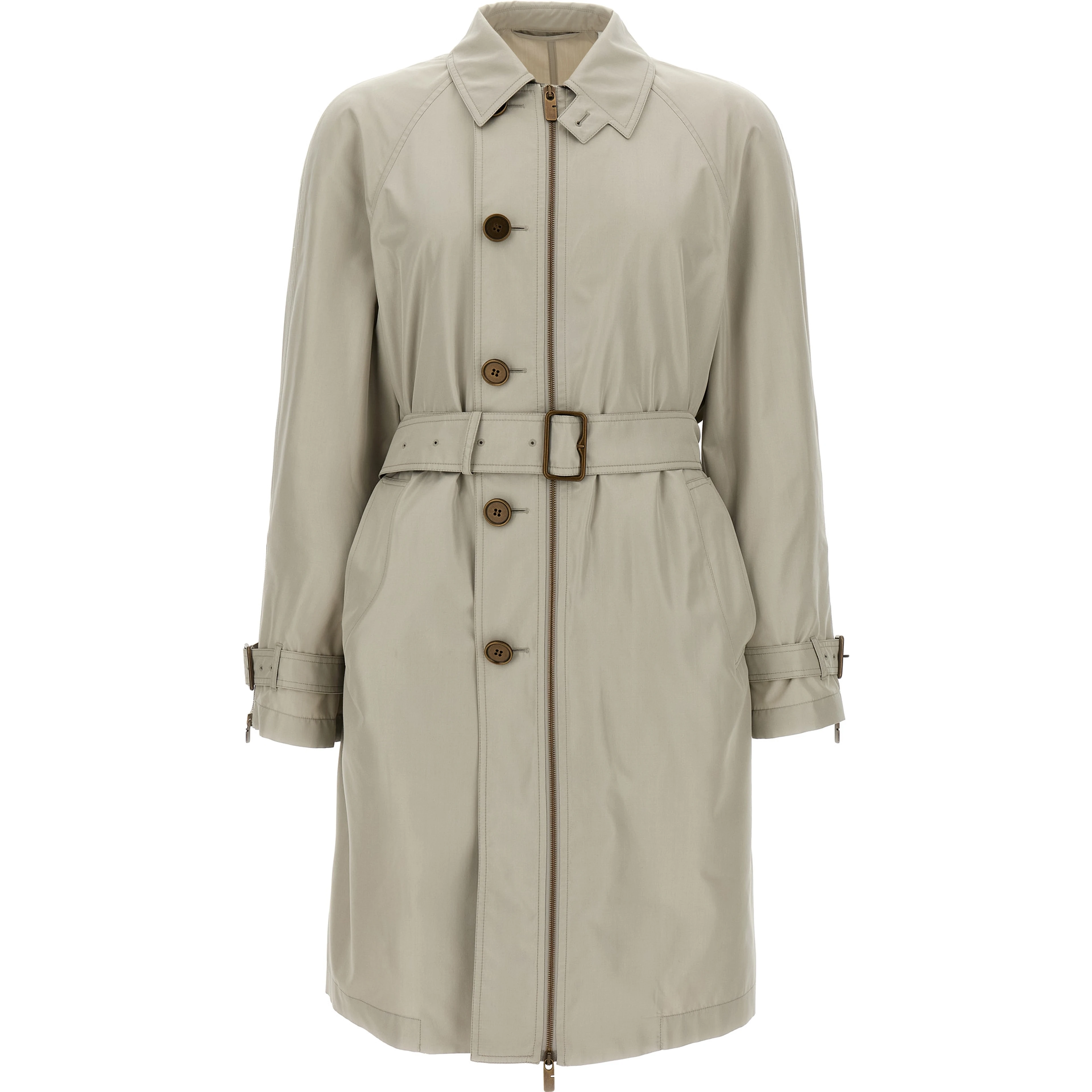 Gray Satin Coat