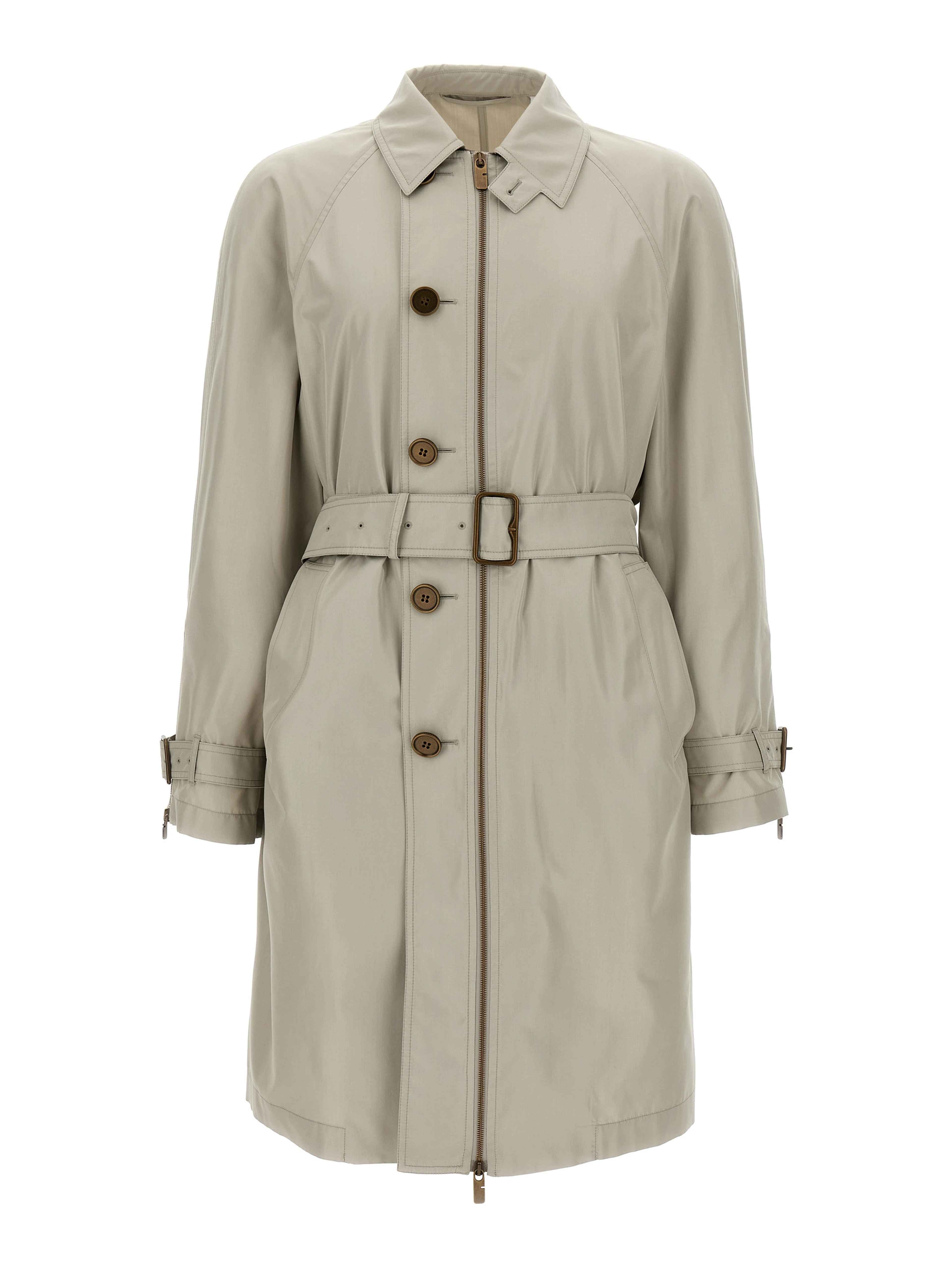 Gray Satin Coat