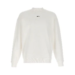 White Cotton Sweatshirt