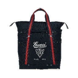 Blue Cotton Tote Bag