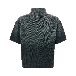 Gray Cotton Polo Shirt