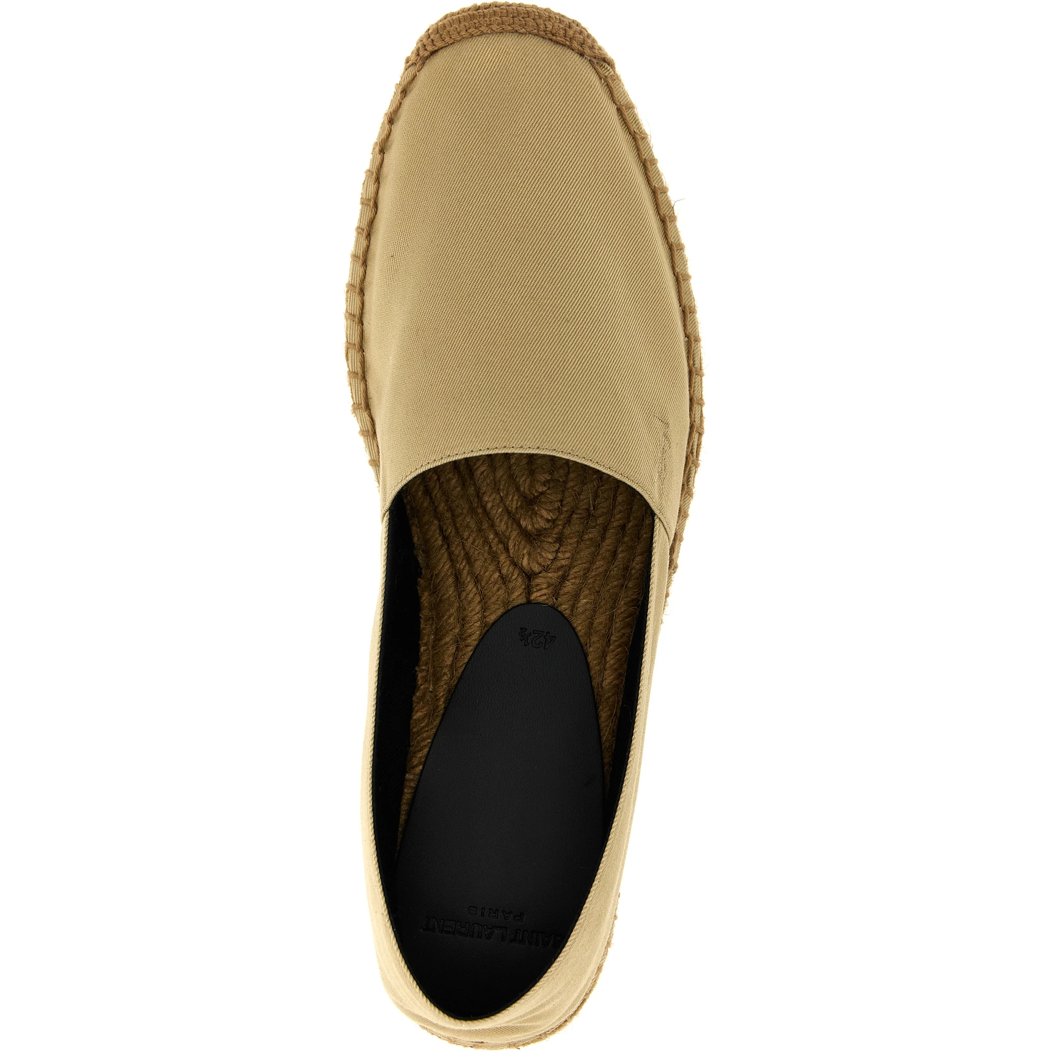 Beige Cotton Espadrilles