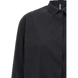 Black Nylon Blouse