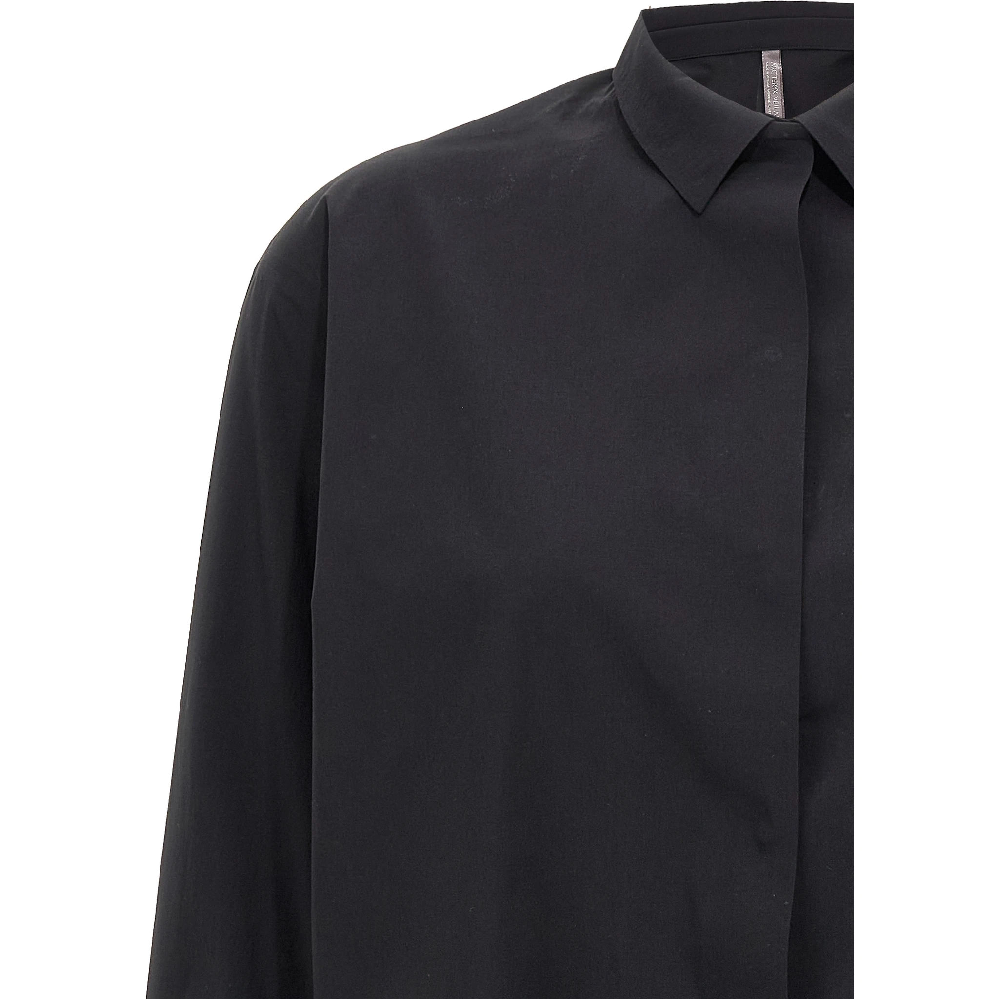 Black Nylon Blouse