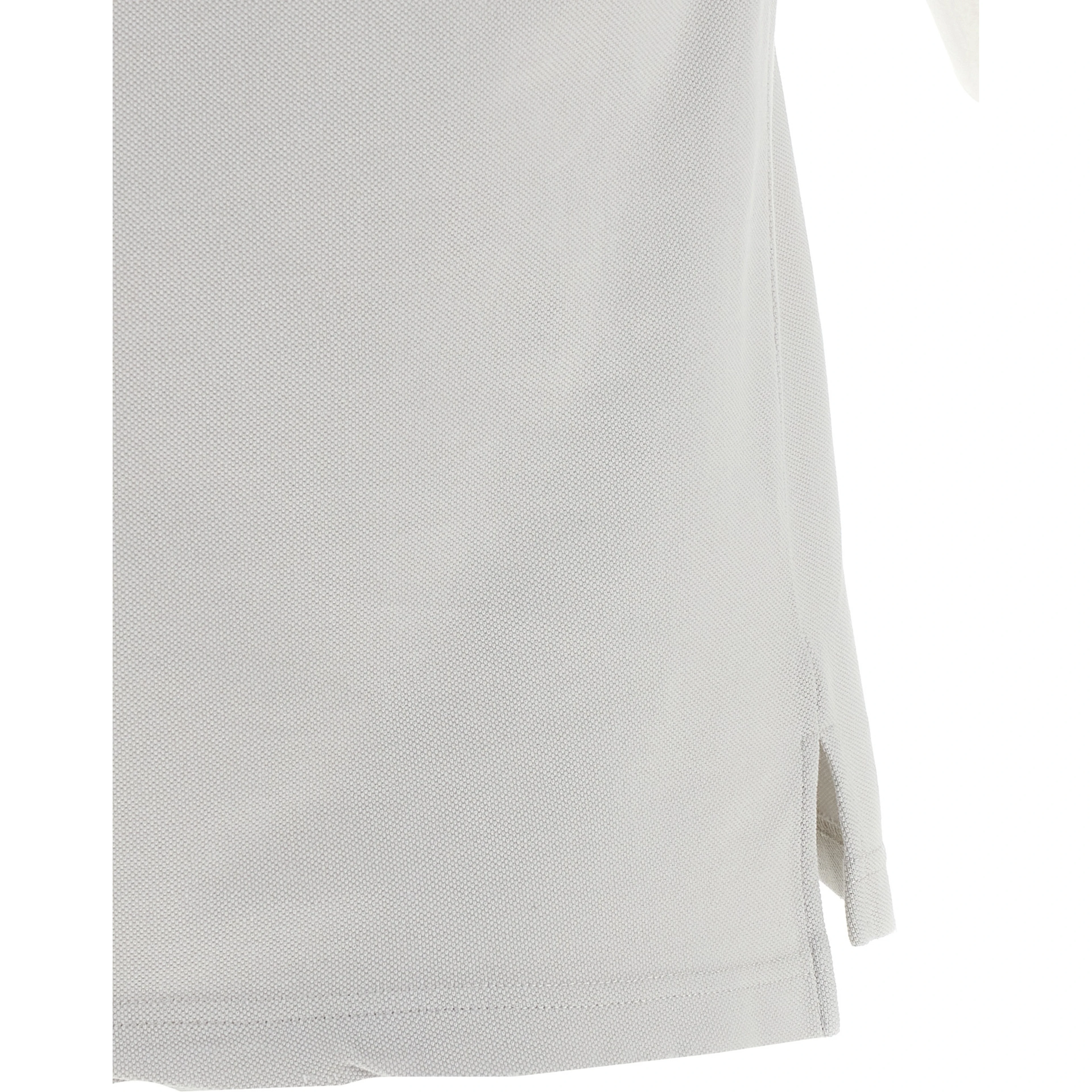 Gray Cotton Polo Shirt