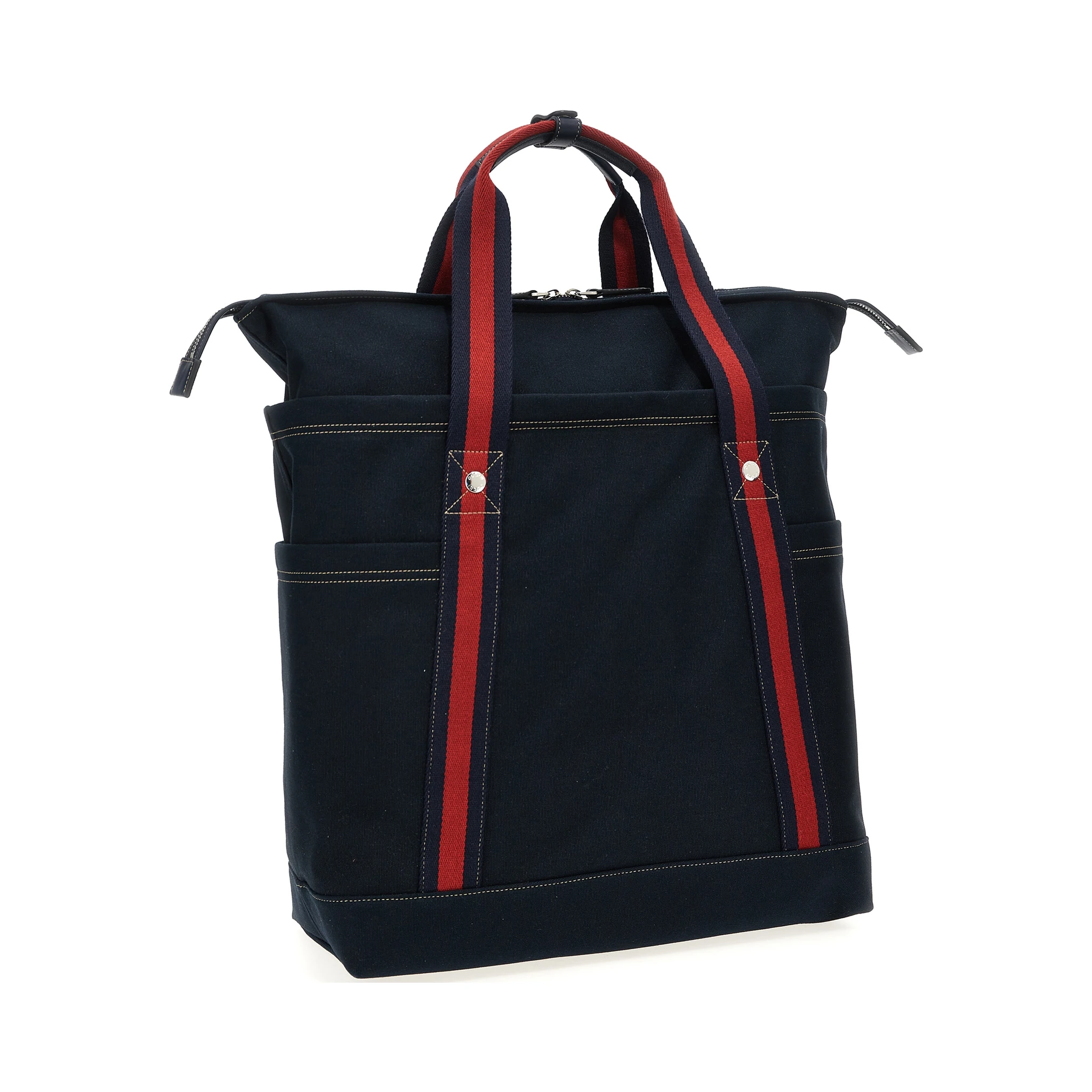 Blue Cotton Tote Bag