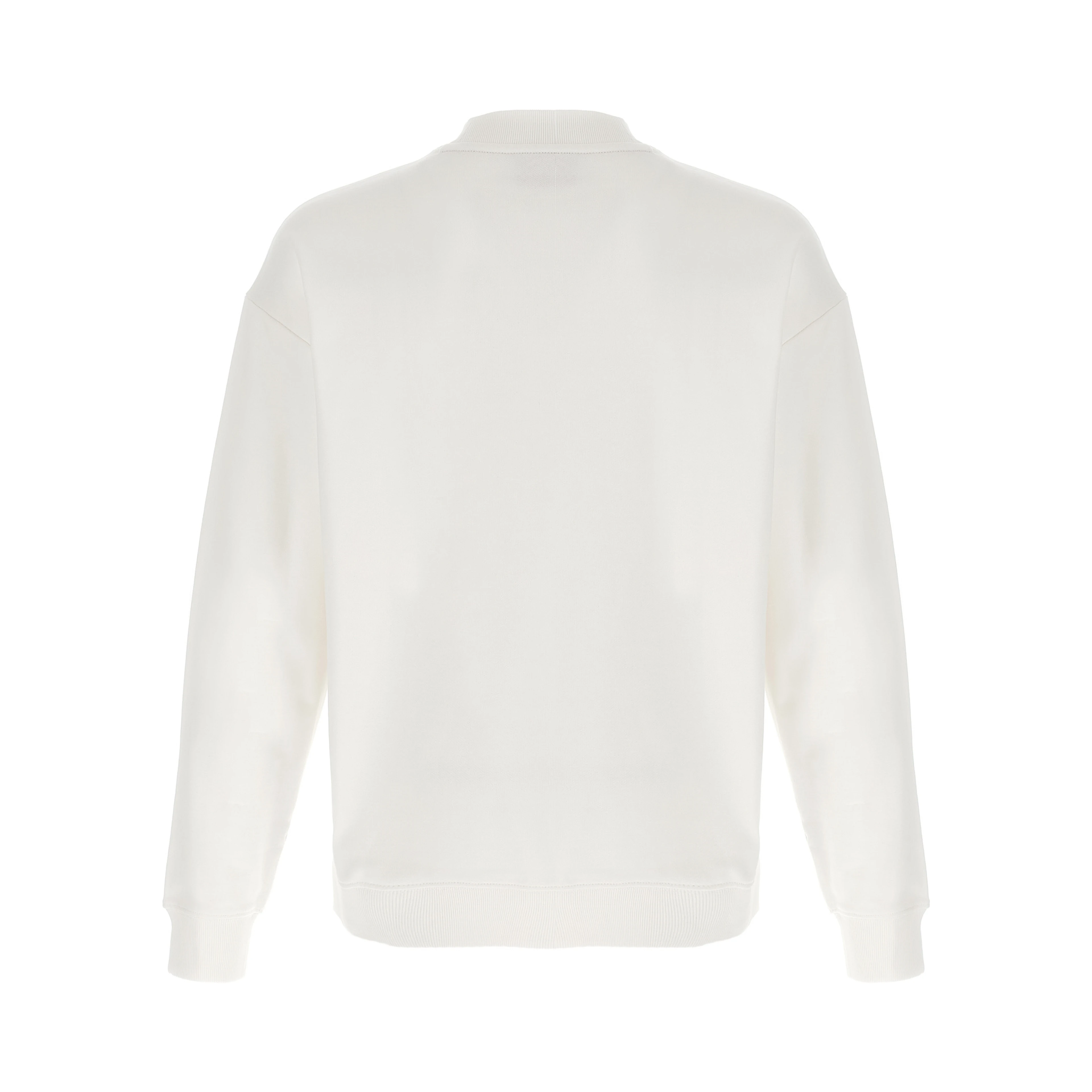 White Cotton Sweatshirt
