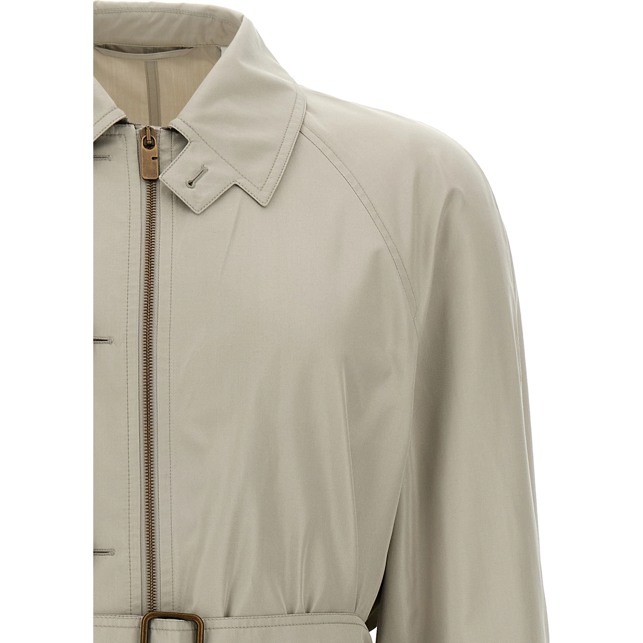 Gray Satin Coat