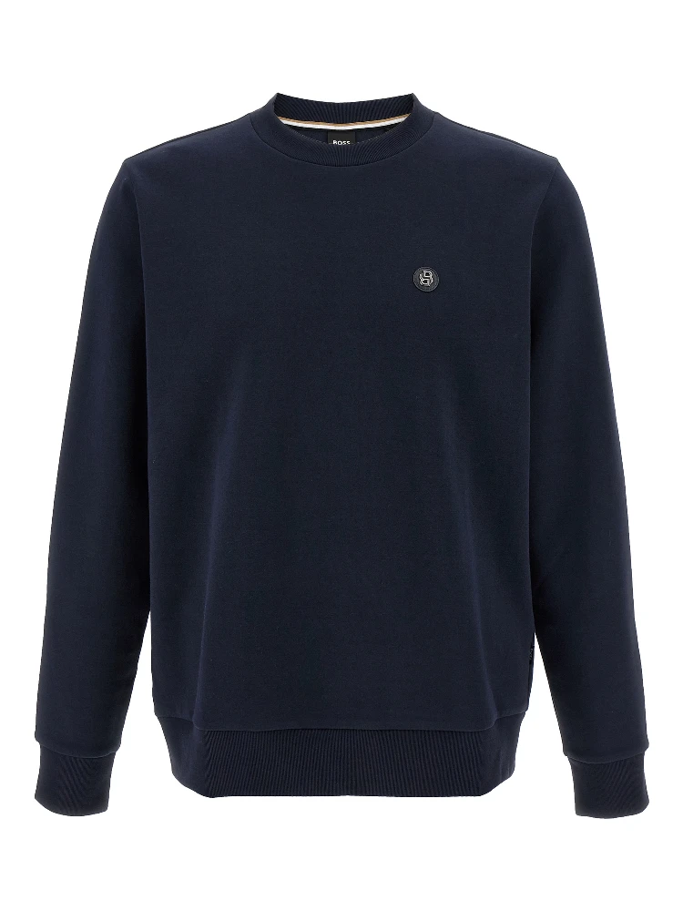 Blue Cotton Sweatshirt