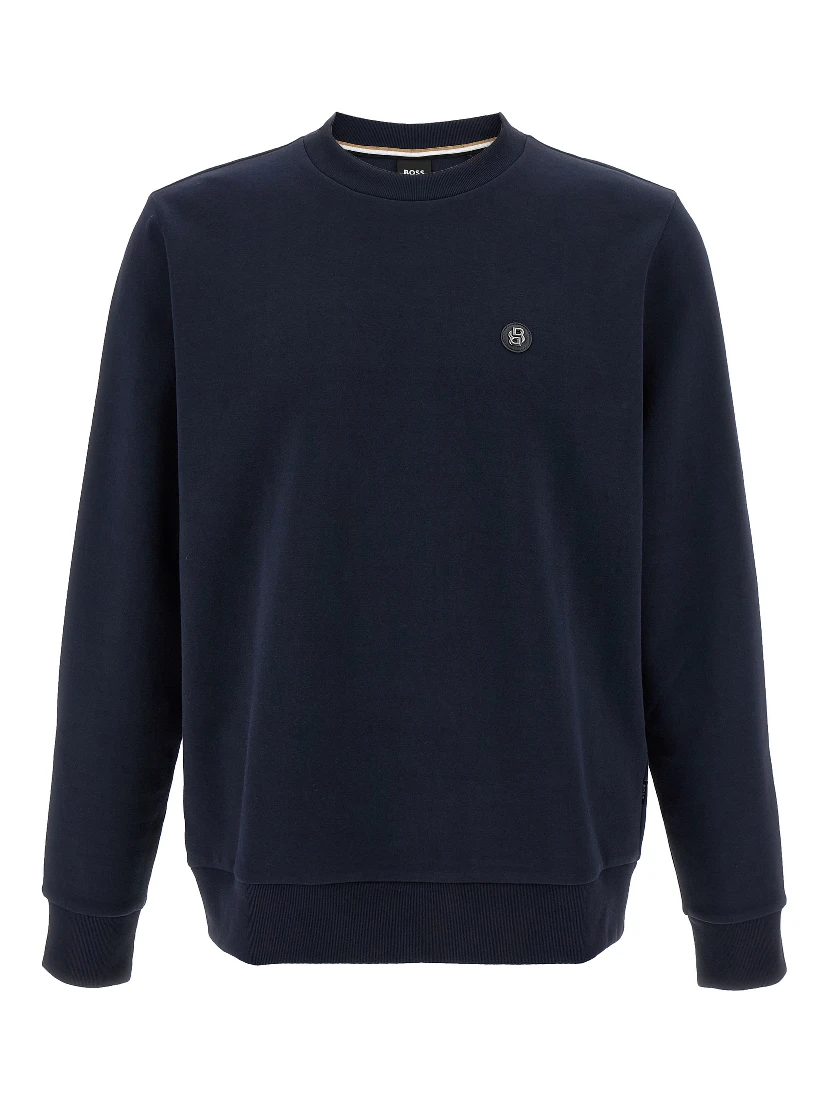 Blue Cotton Sweatshirt