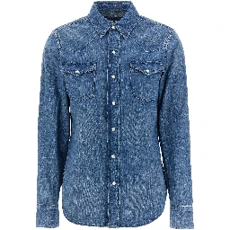 Blue Cotton Blouse