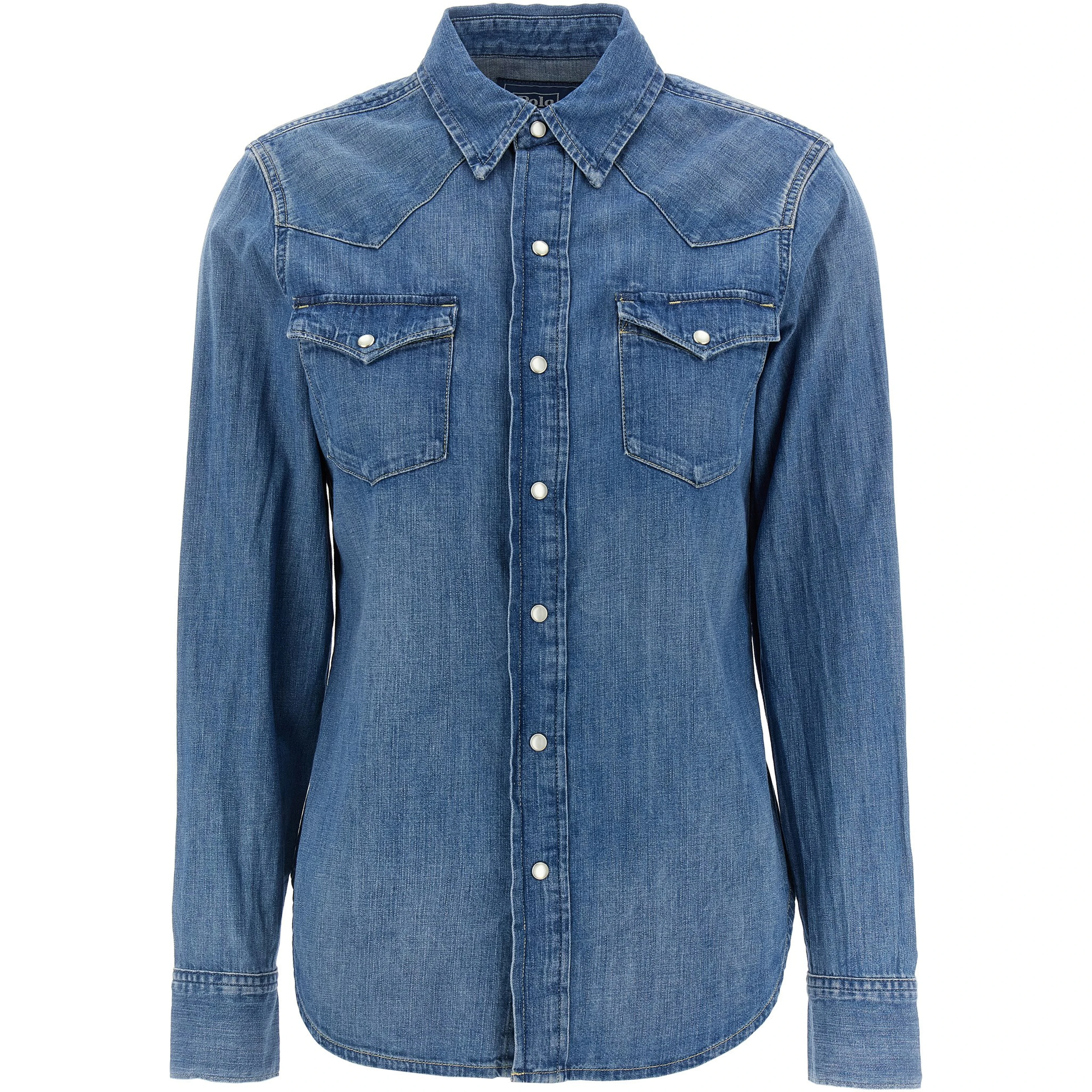 Blue Cotton Blouse