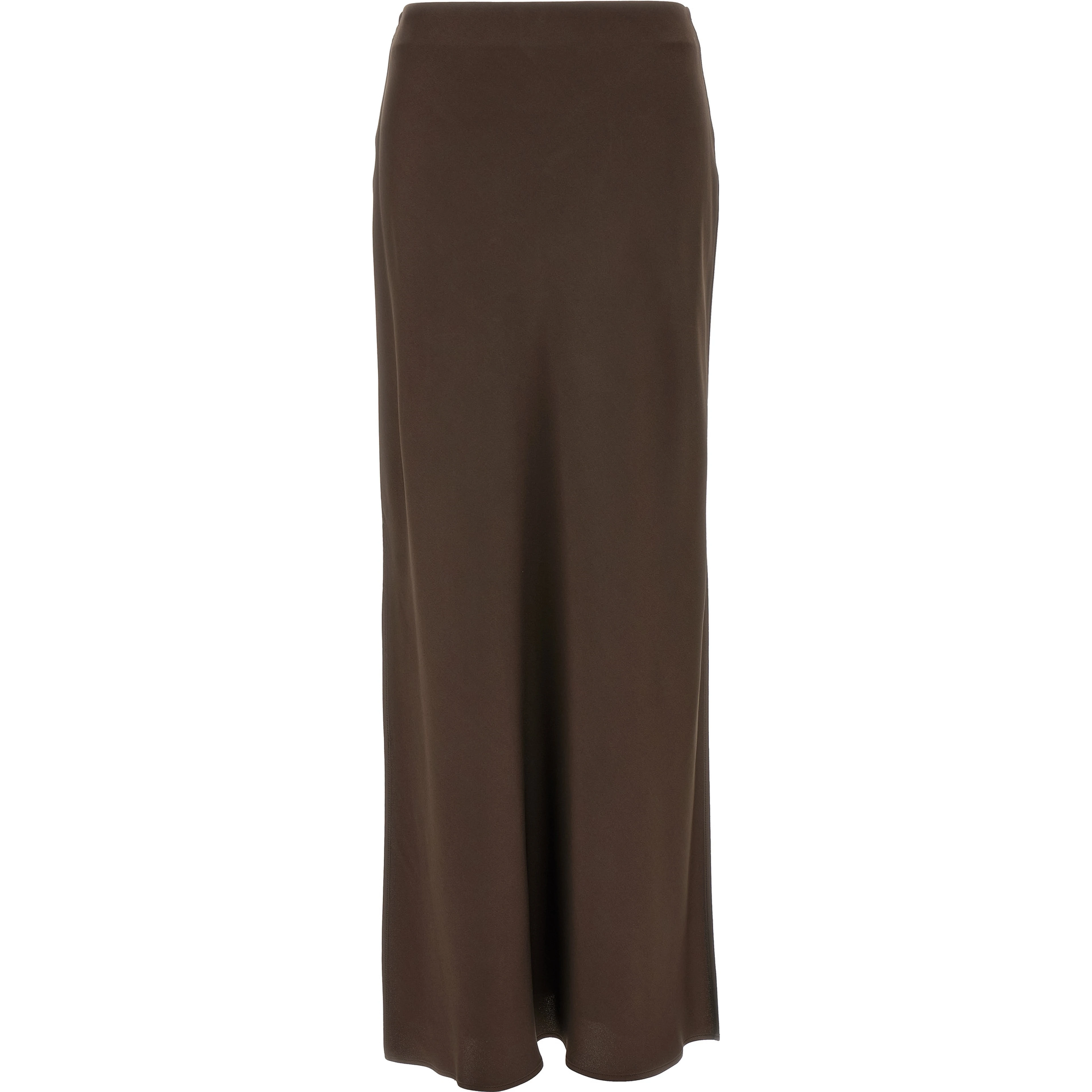 Brown Acetate Mini Skirt