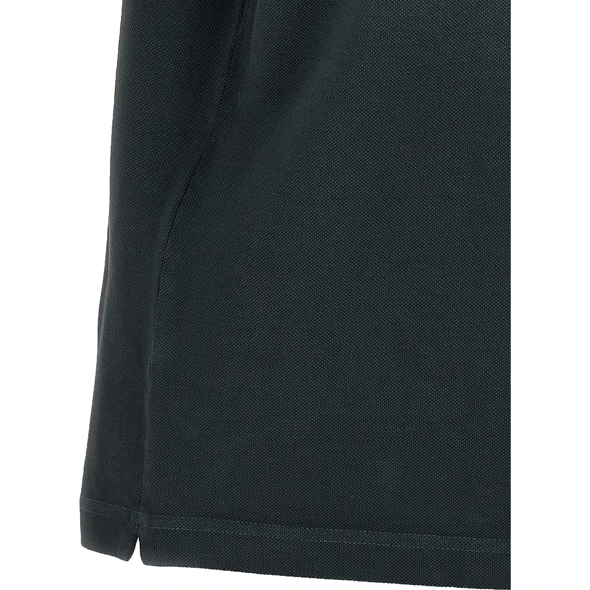 Gray Cotton Polo Shirt