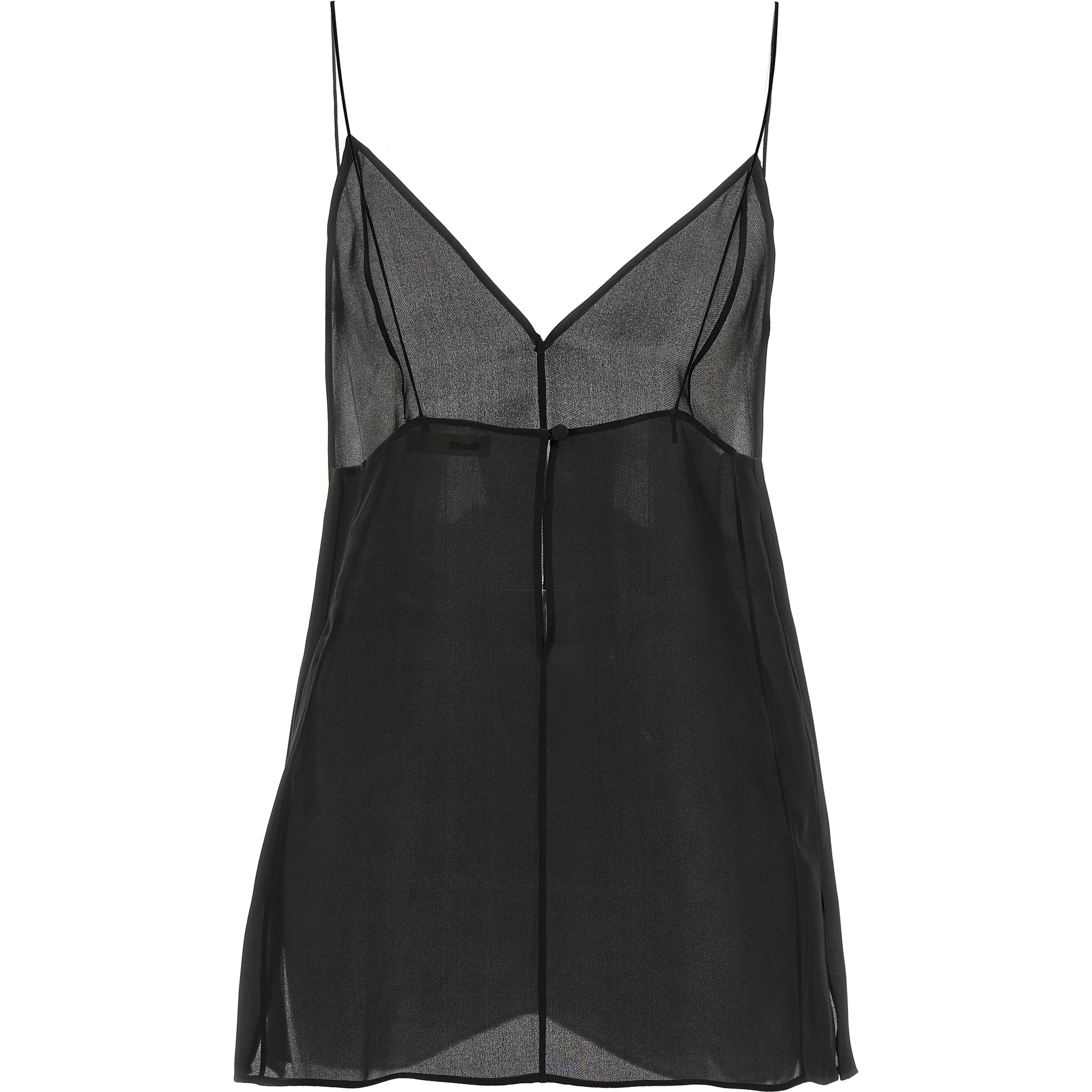 Black Silk Tank Tops
