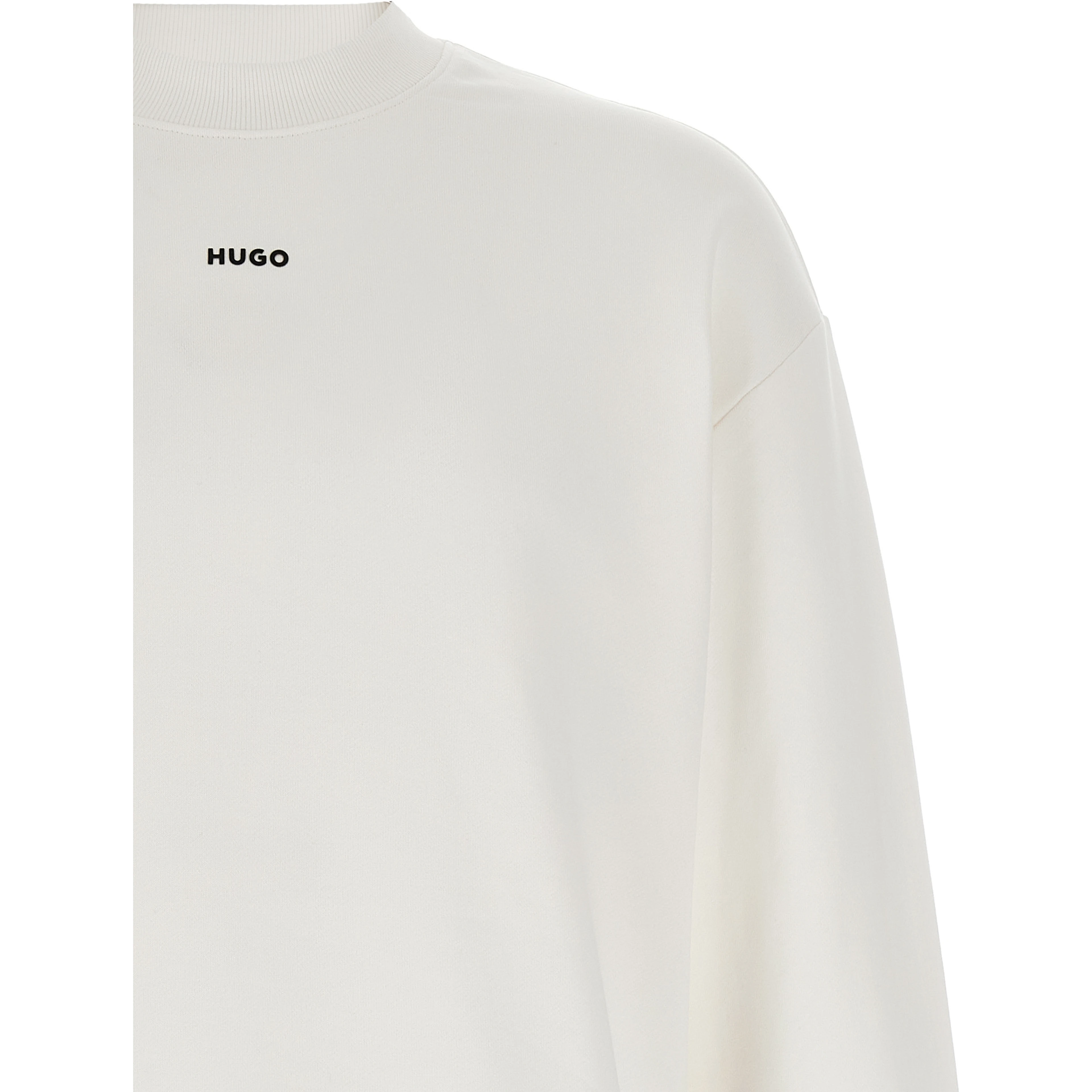 White Cotton Sweatshirt