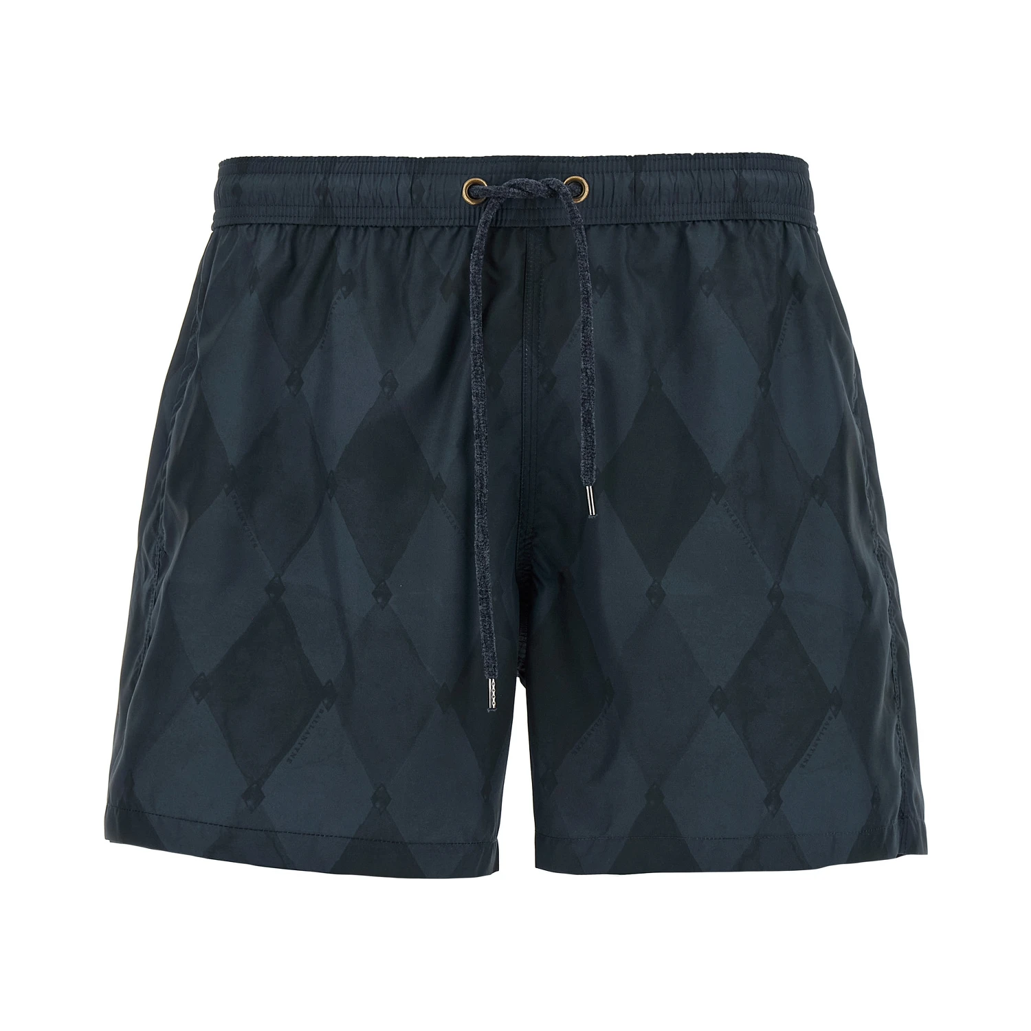 Blue Polyester Swim Shorts
