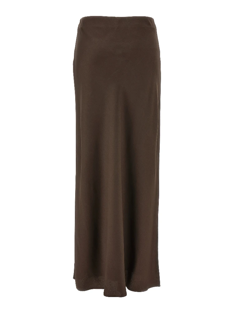 Brown Acetate Mini Skirt alternative