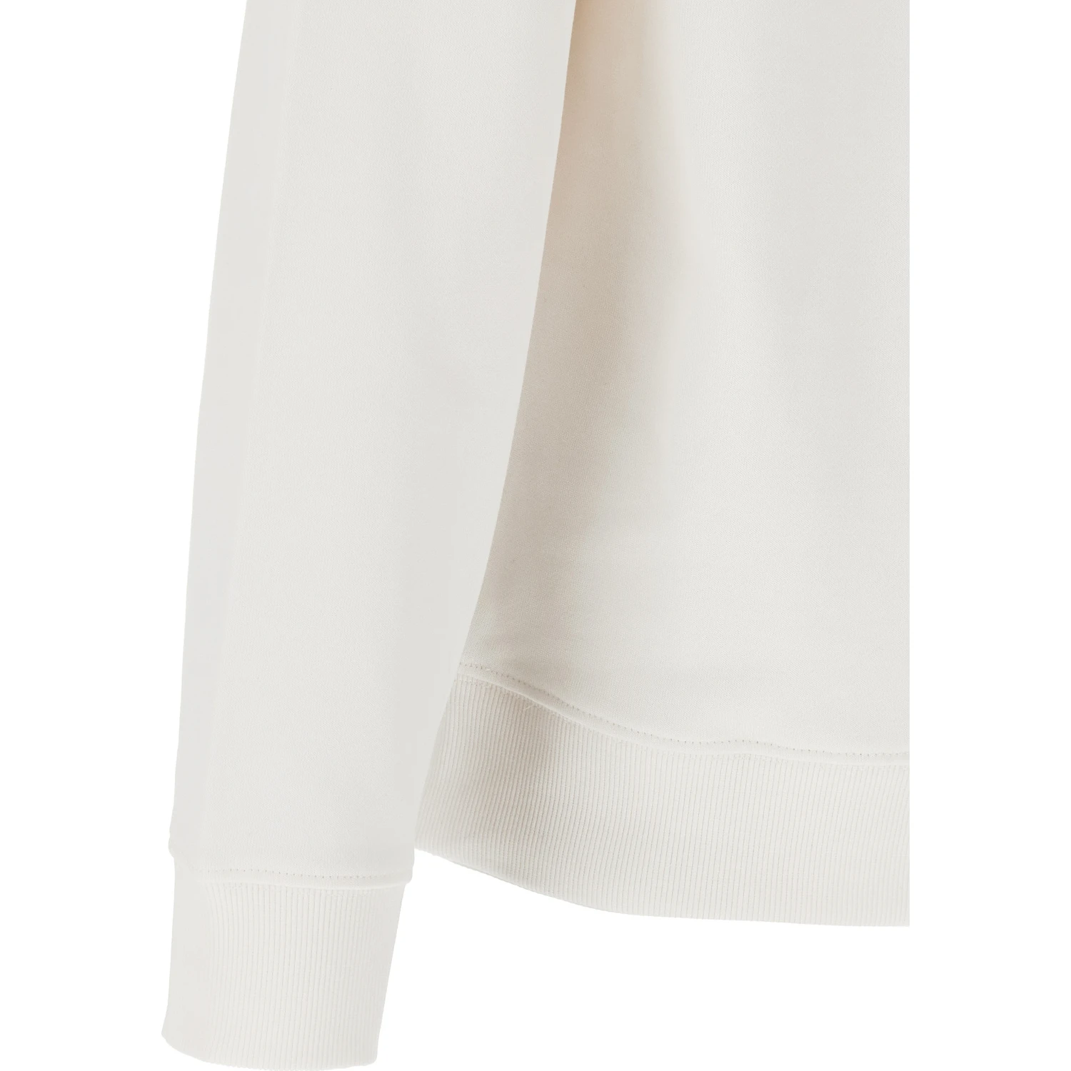White Cotton Sweatshirt
