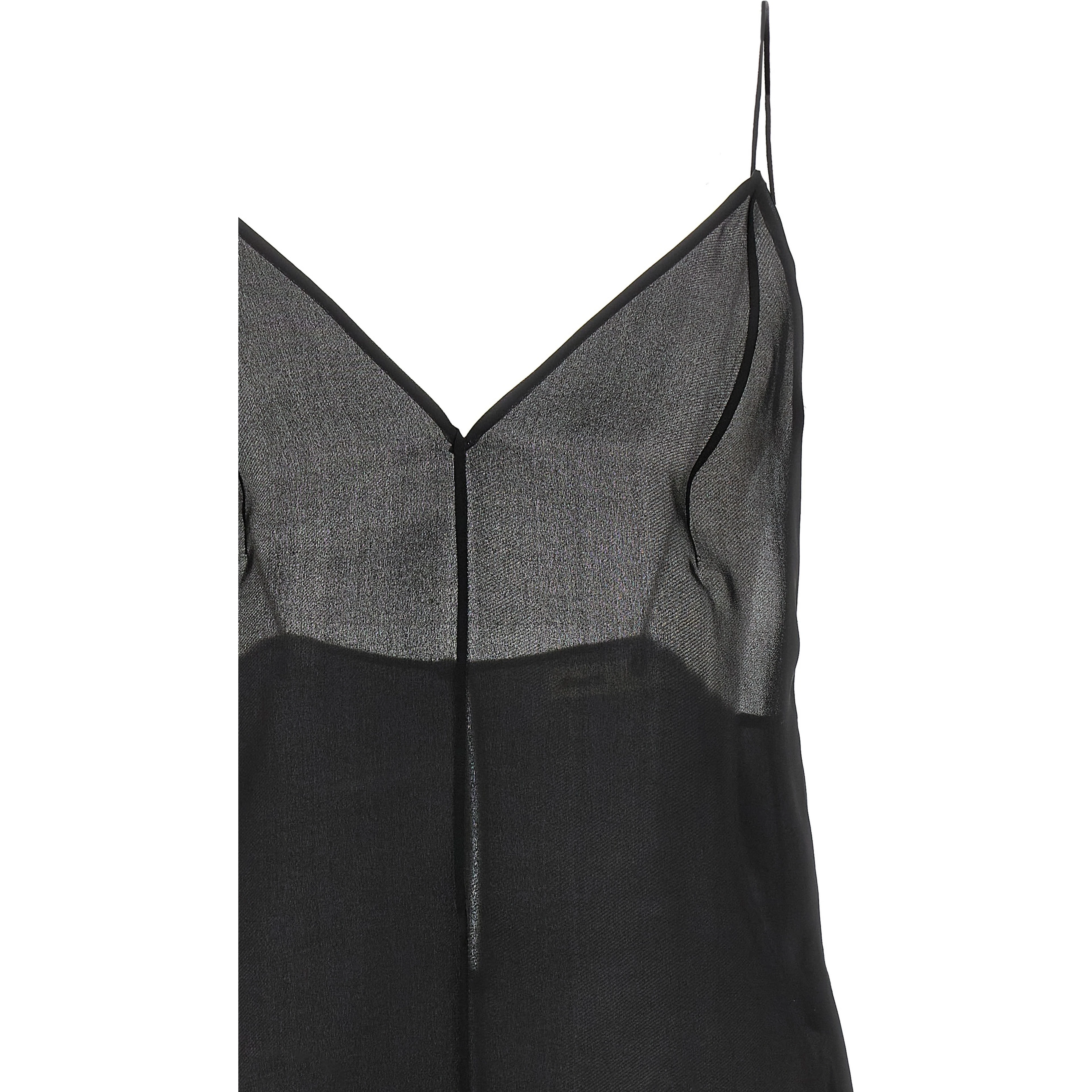 Black Silk Tank Tops