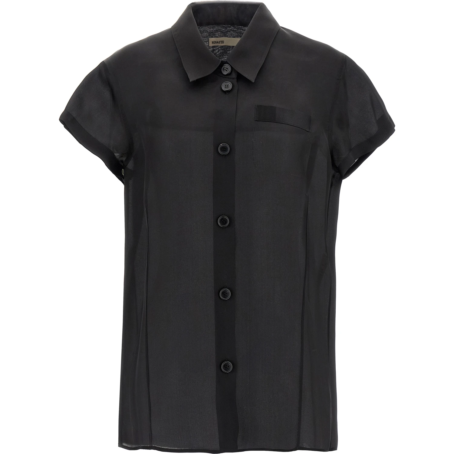 Black Silk Blouse