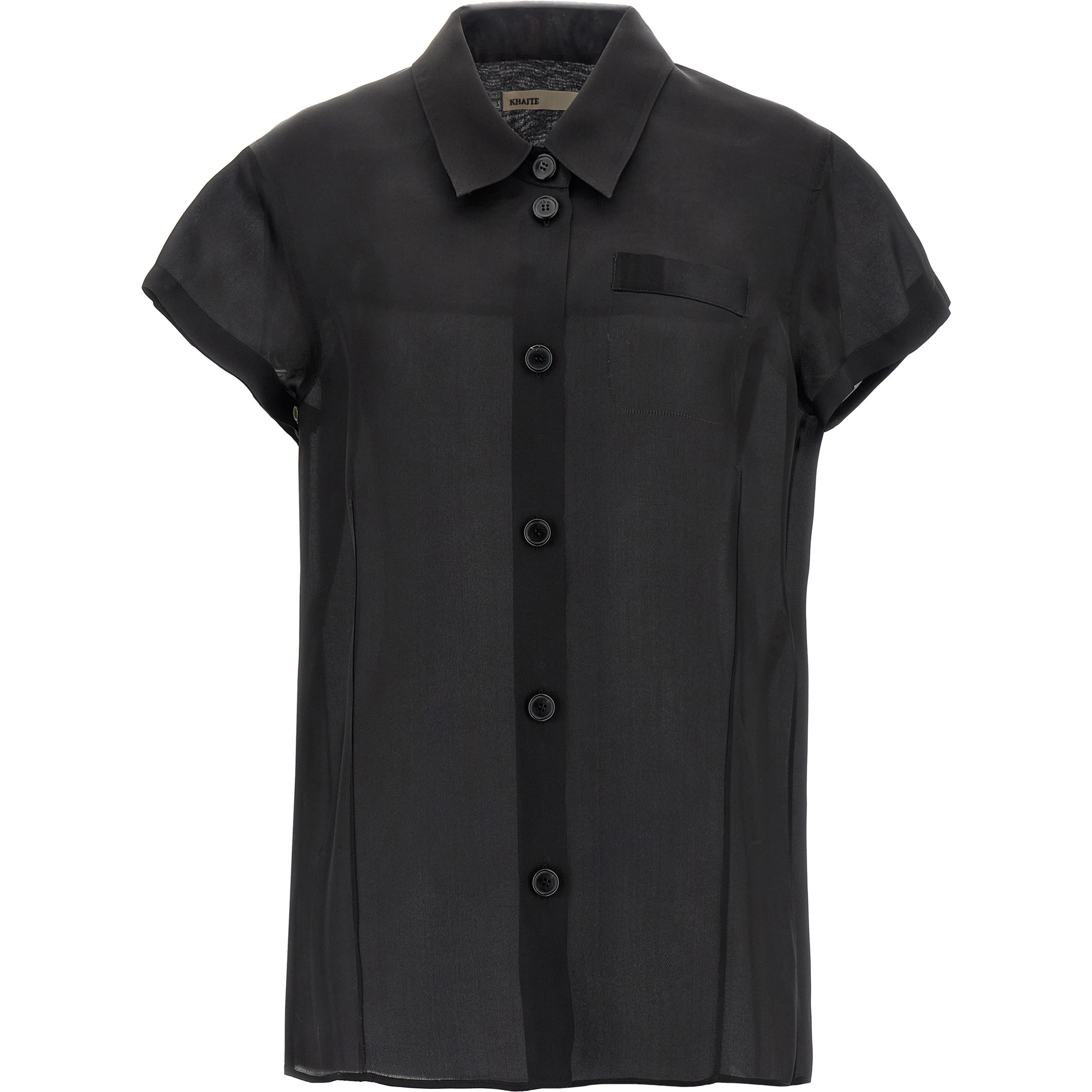Black Silk Blouse