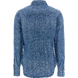 Blue Cotton Blouse