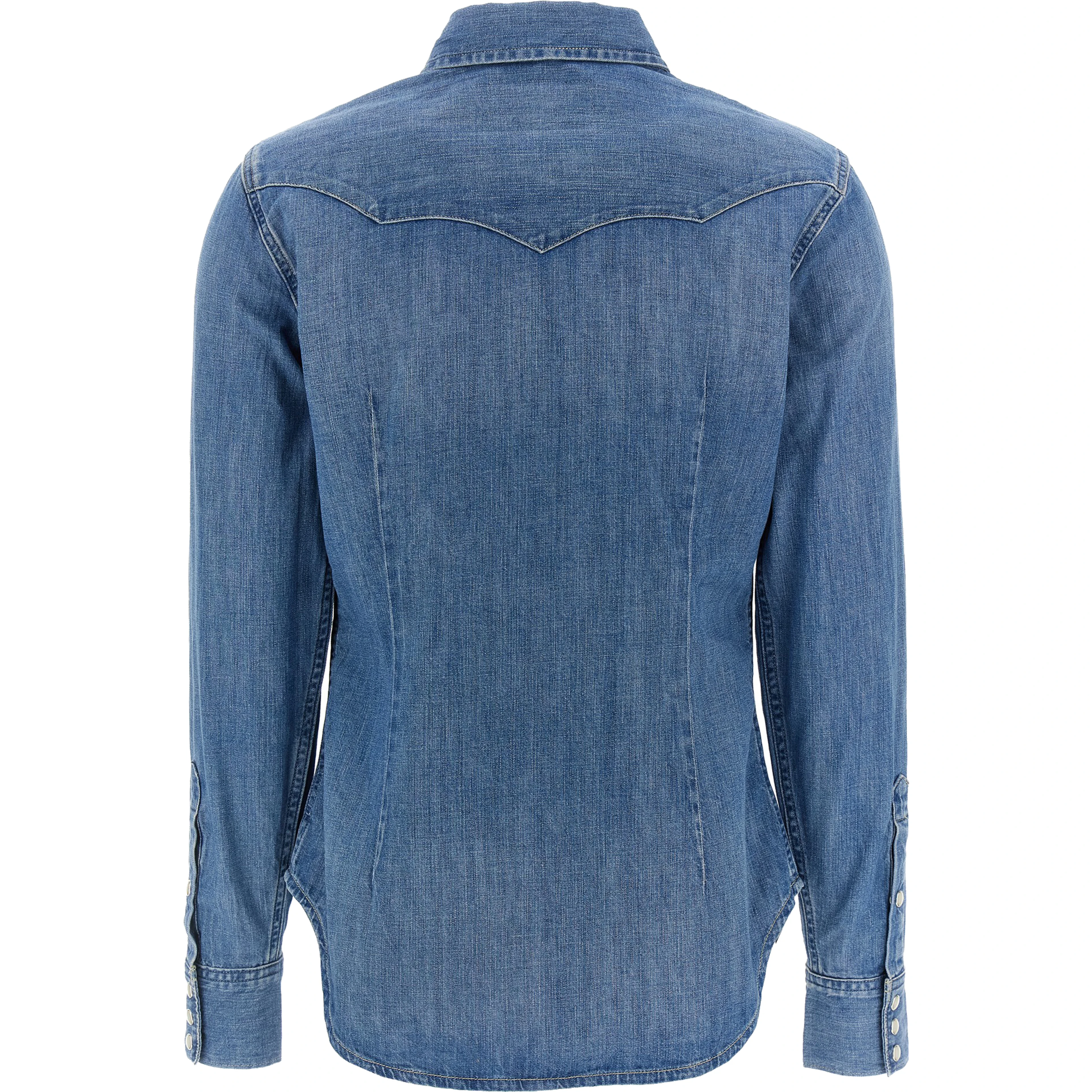 Blue Cotton Blouse