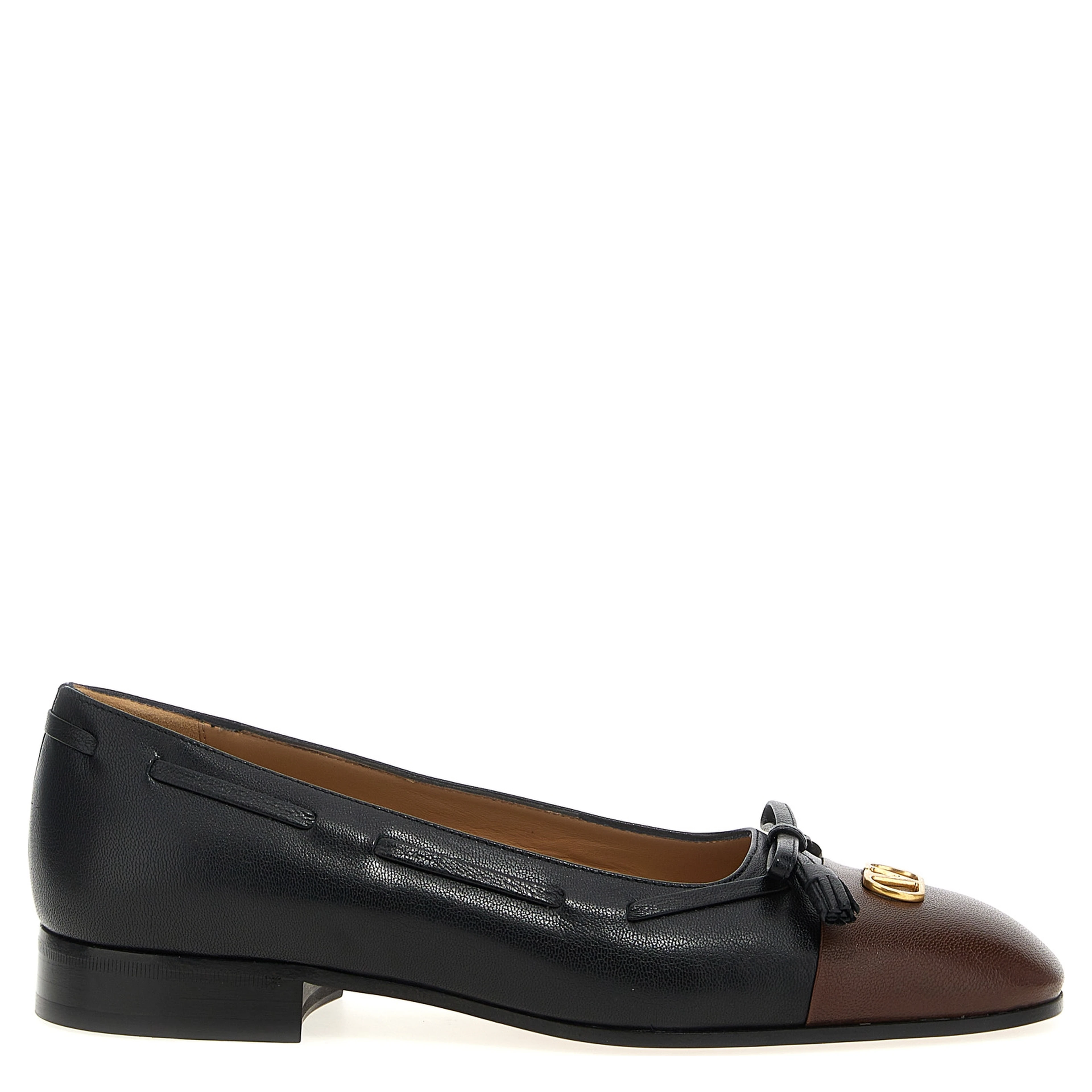 Multicolor Calfskin Ballet Flats