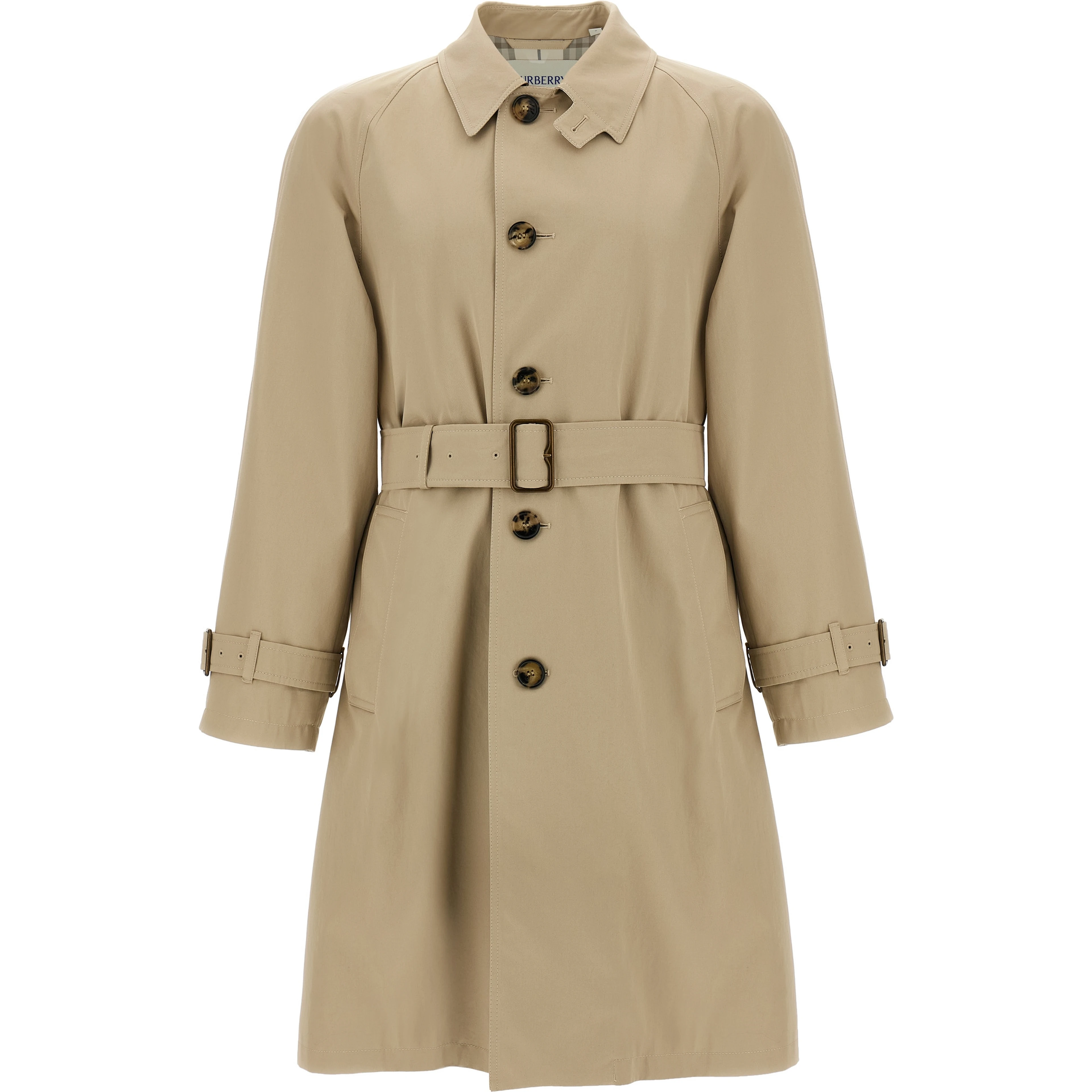 Beige Cotton Coat