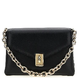 Black Leather Shoulder Bag