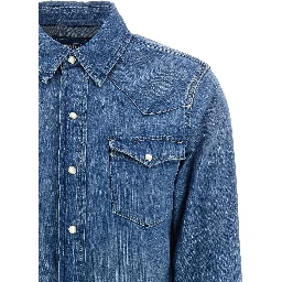 Blue Cotton Blouse