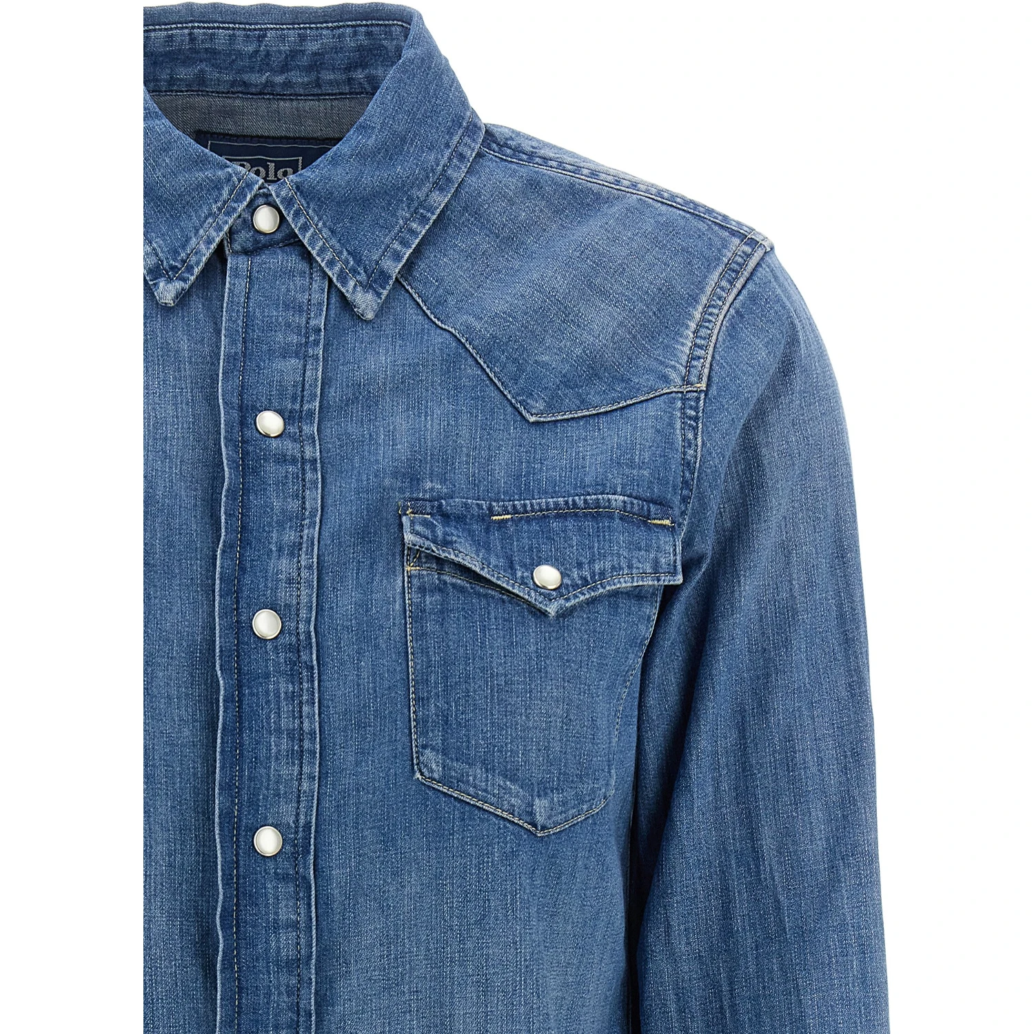 Blue Cotton Blouse